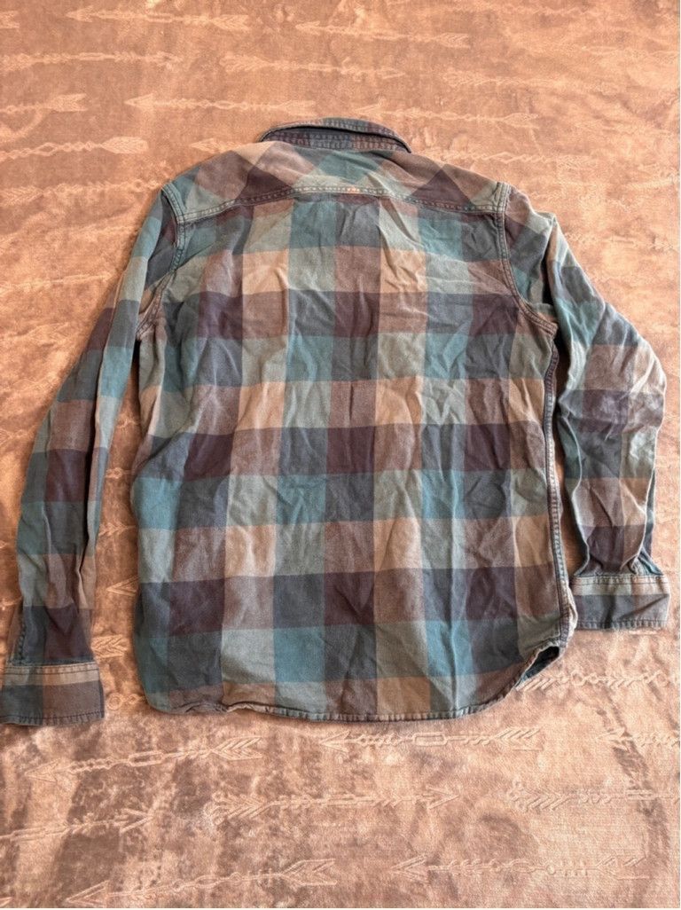 Vans Men's Vans Flannel Shirt Size L Blue Gray Plaid Size US L / EU 52-54 / 3 - 11 Thumbnail