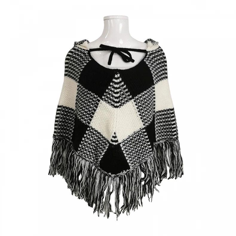Valentino Valentino Mohair-blend colour-blocked shawl cape Size XS / US 0-2 / IT 36-38 - 1 Thumbnail