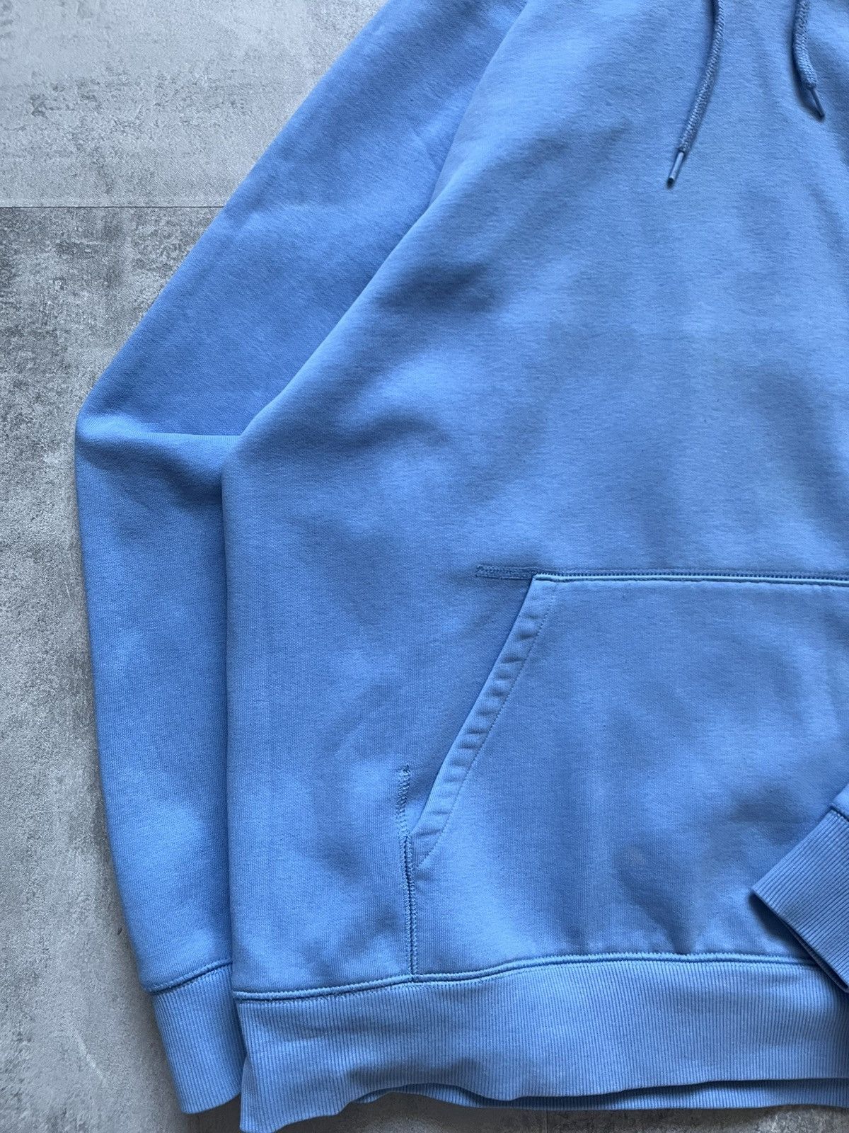 Carhartt Distressed Carhartt WIP Chase Hoodie in Baby Blue Custom M Size US M / EU 48-50 / 2 - 3 Thumbnail