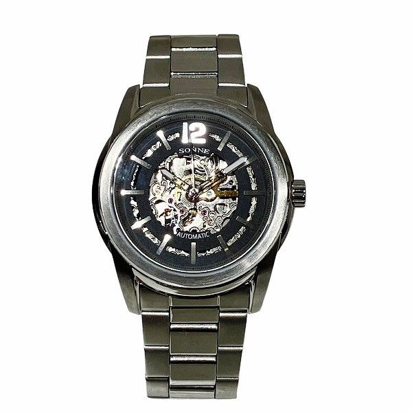 Other Sonne Skeleton Dial Automatic Watch Metal Automatic in Silver, Men's