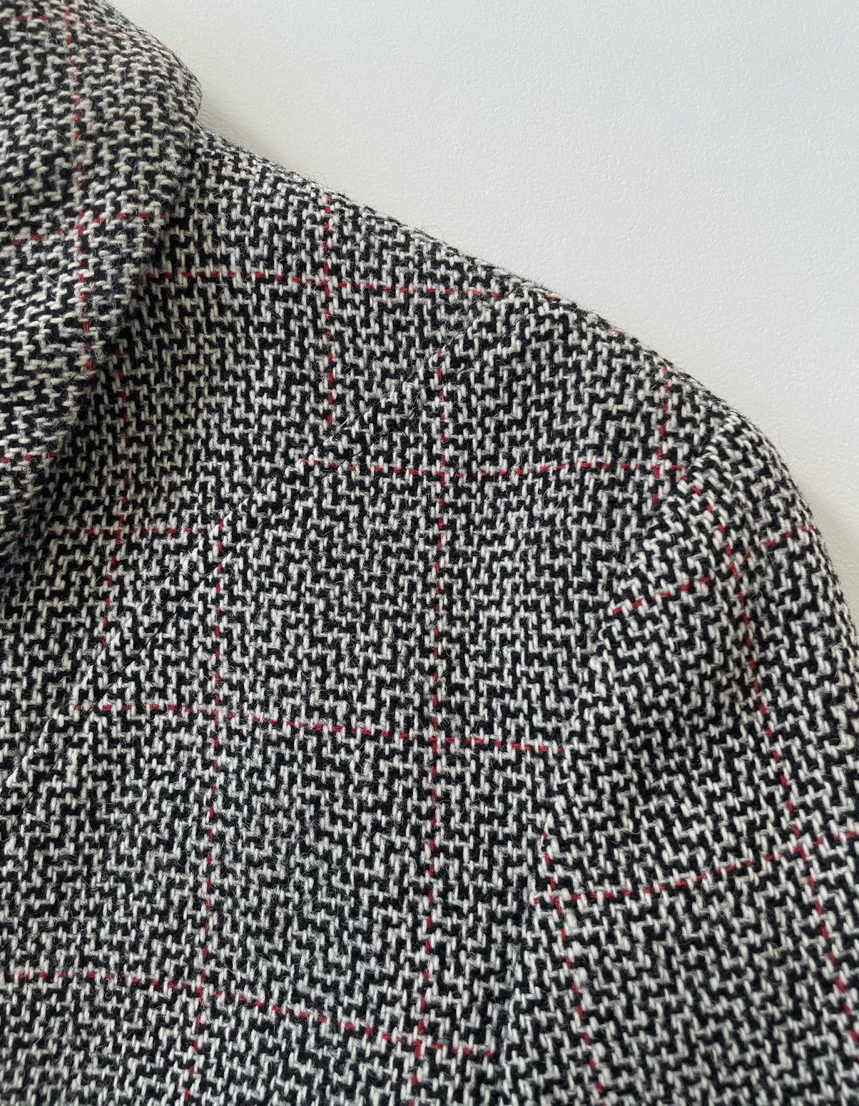 Comme des Garcons A/W 03 Panelled Patterned Weave Overcoat Size US L / EU 52-54 / 3 - 9 Thumbnail