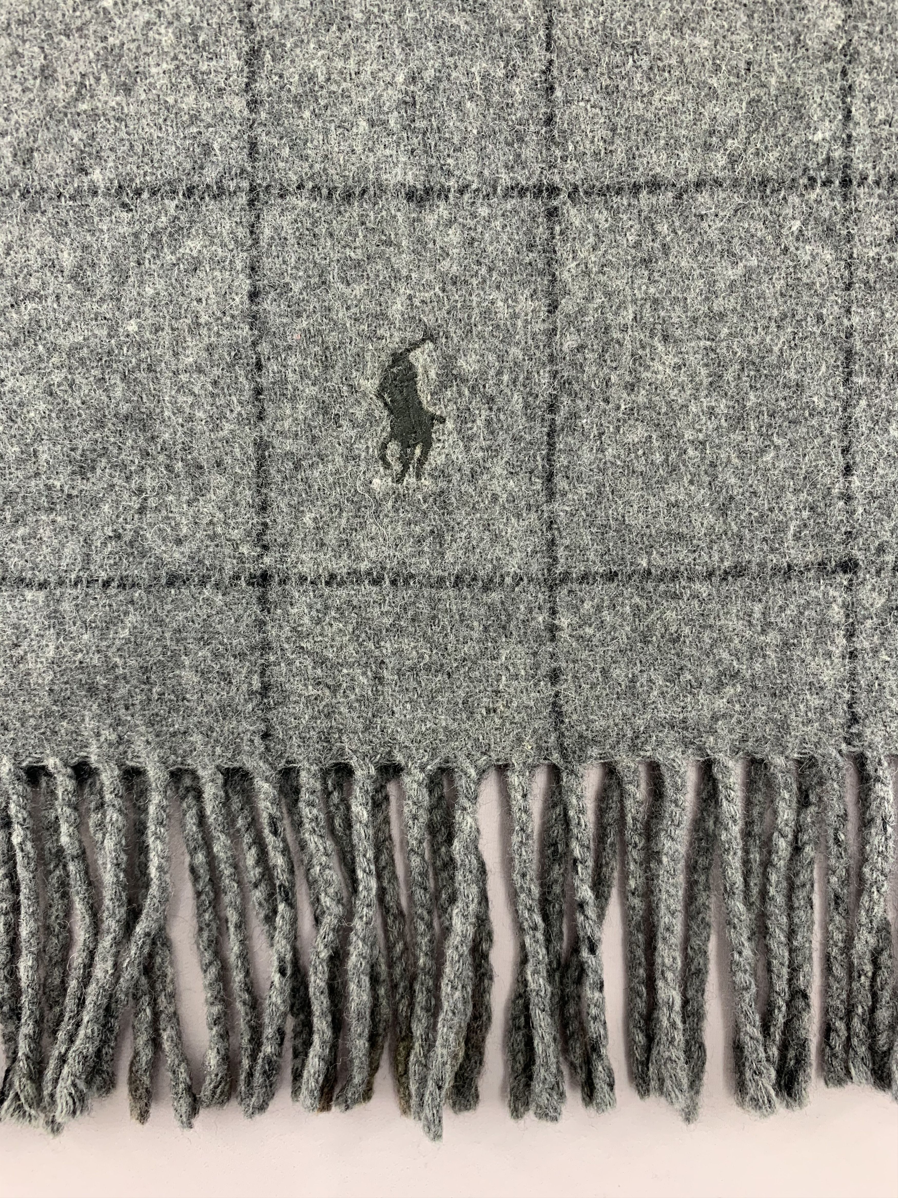 Polo Ralph Lauren Polo Ralph Lauren Scarf Wool Muffler Neck Wrap BL5070 Size ONE SIZE - 4 Thumbnail