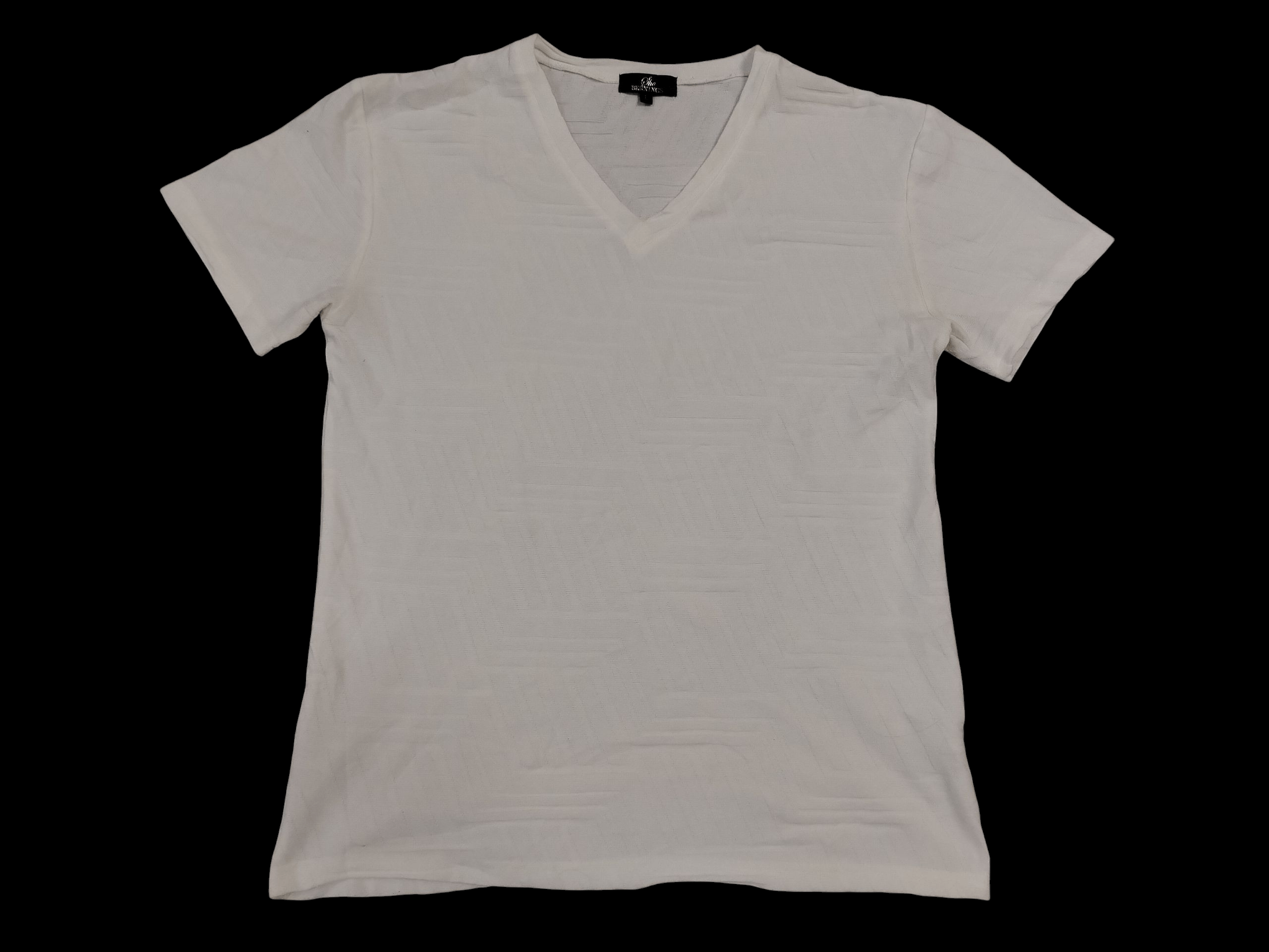 BERNINGS SHO Bernings Sho White V-neck t-shirt Size US L / EU 52-54 / 3 - 1 Thumbnail