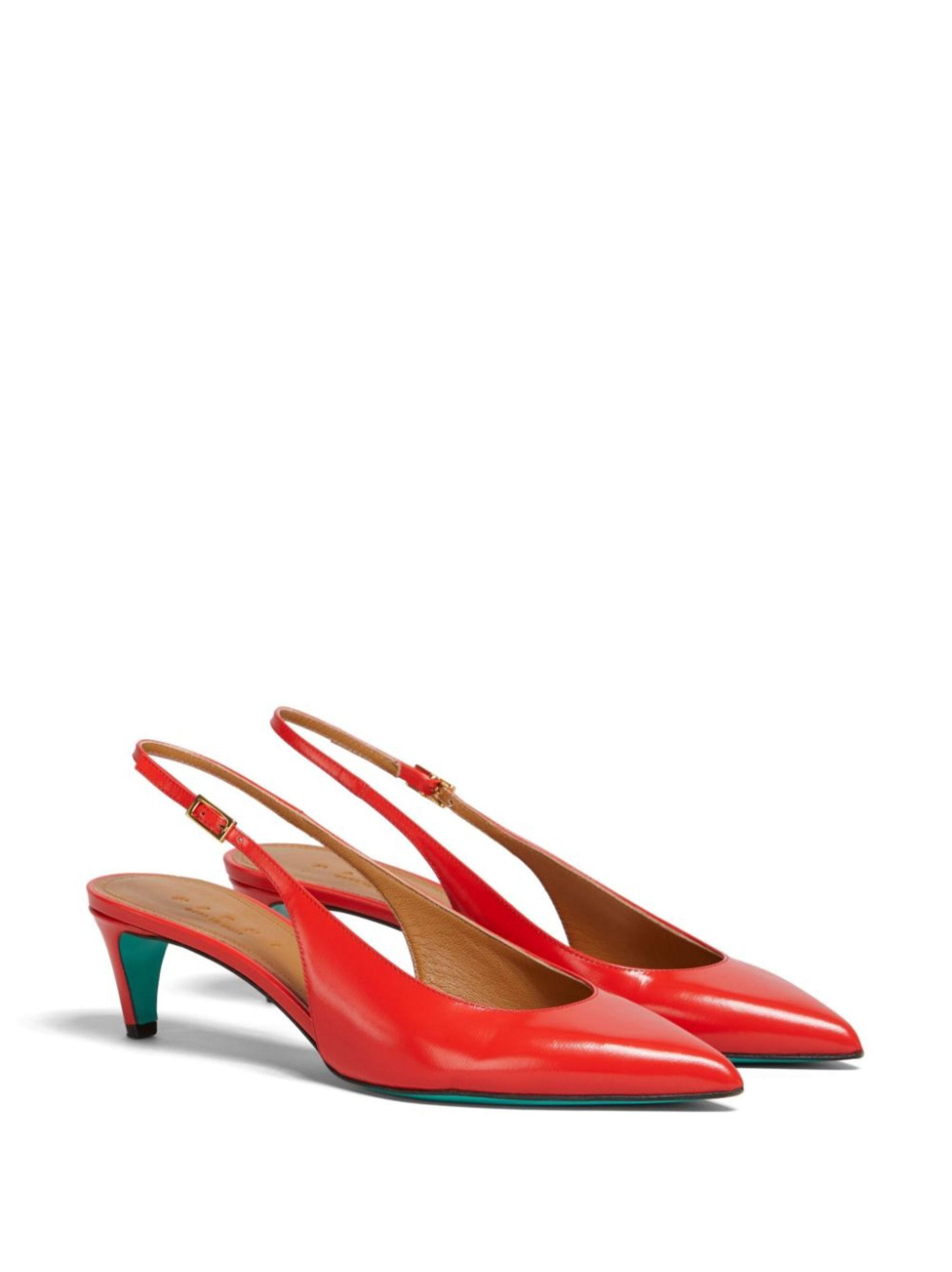 Marni o1w1db10824 Pump in Red Size US 8 / IT 38 - 2 Thumbnail
