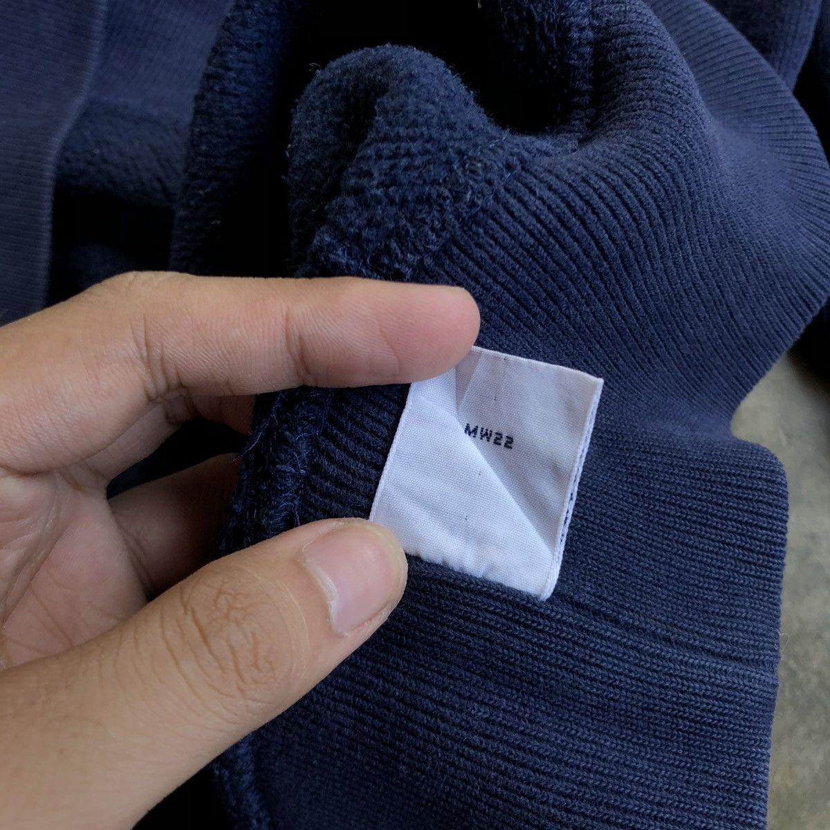 Polo Ralph Lauren Vintage Polo Ralph Lauren Shawl Collar Sweatshirt Navy Size US XL / EU 56 / 4 - 15 Thumbnail