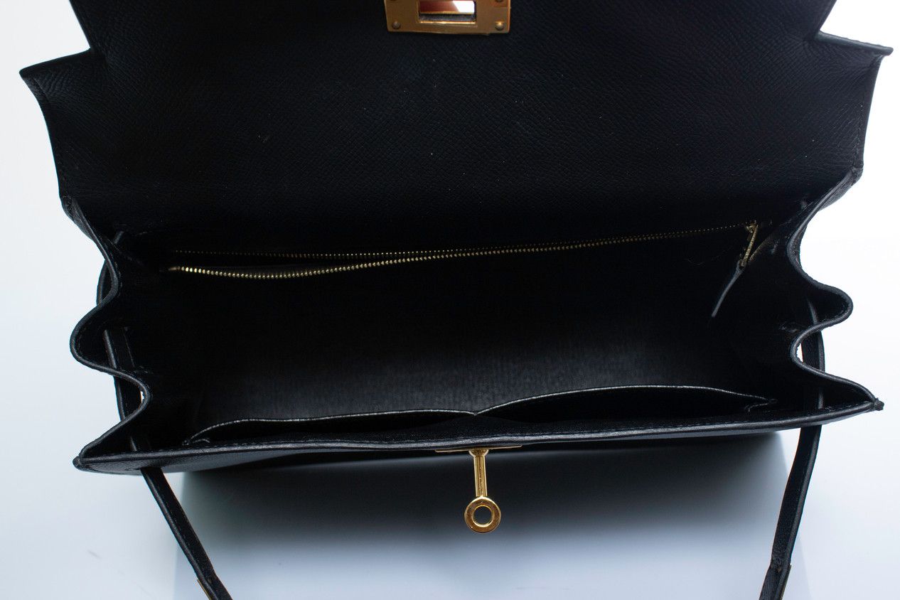 Hermes Hermes, sac Kelly II sellier 28 epsom 89 black Size ONE SIZE - 20 Thumbnail