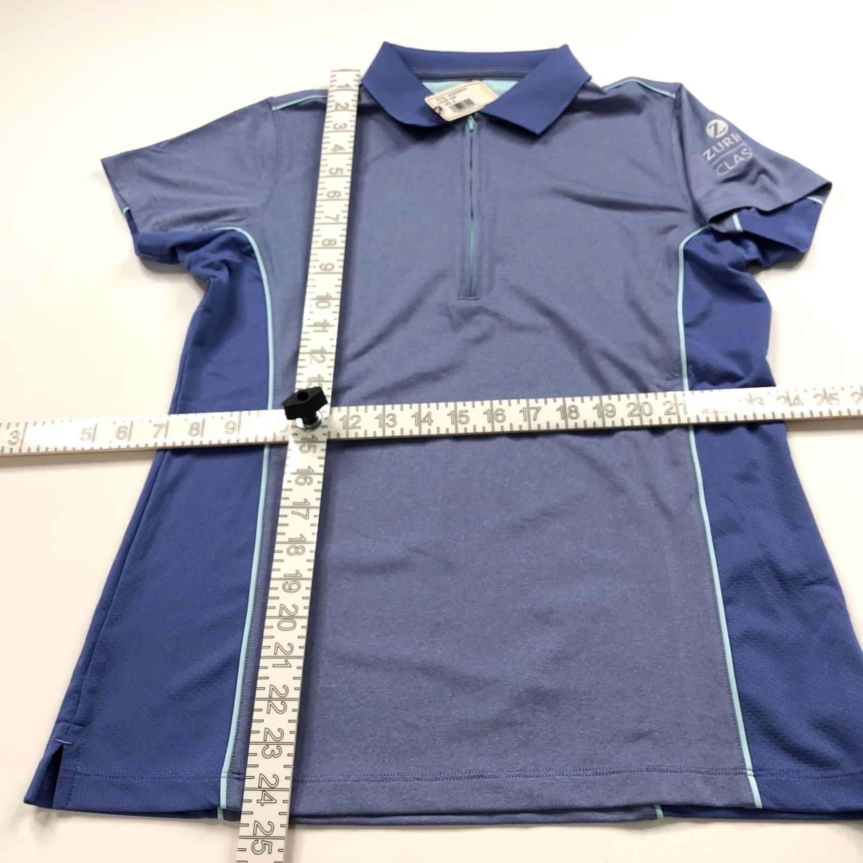 Peter Millar Peter Millar Polo Shirt 1/4 Zip UPF 50+ Purple Women's Zurich Classic Golf Polo Size ONE SIZE - 6 Thumbnail