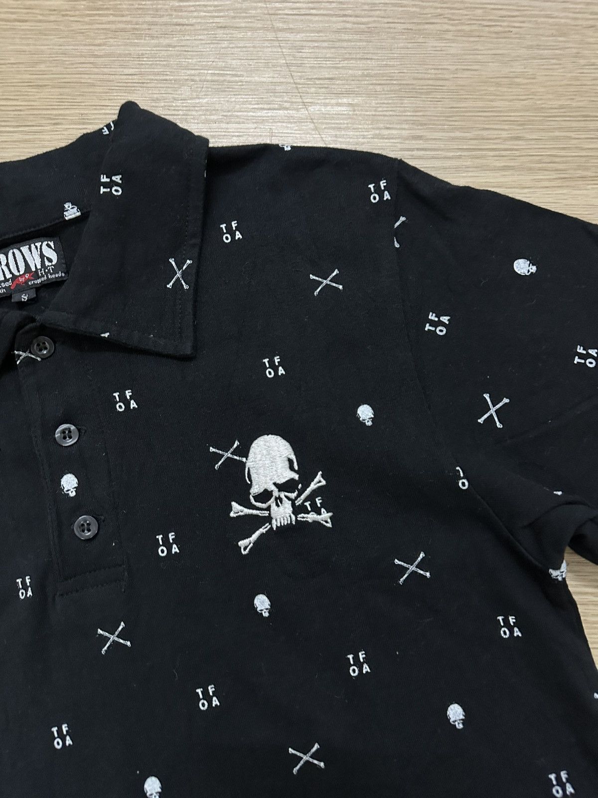Buzz Rickson's × Japanese Brand × Vintage Rare Crows x WORST T.F.O.A Hiroshi Takahashi Polo Shirt Size US S / EU 44-46 / 1 - 5 Thumbnail