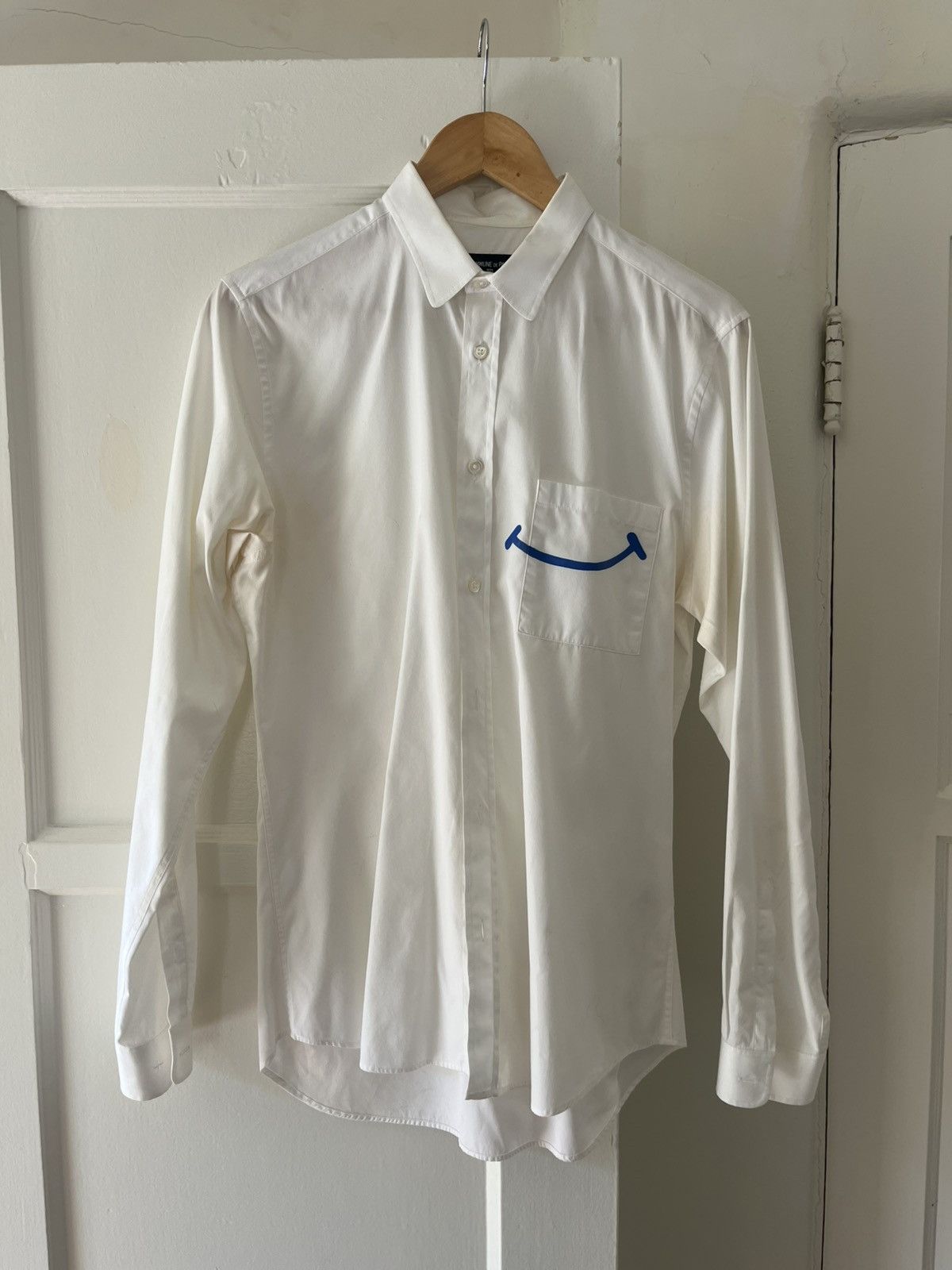 Commune De Paris White shirt with smile Size US S / EU 44-46 / 1 - 1 Thumbnail