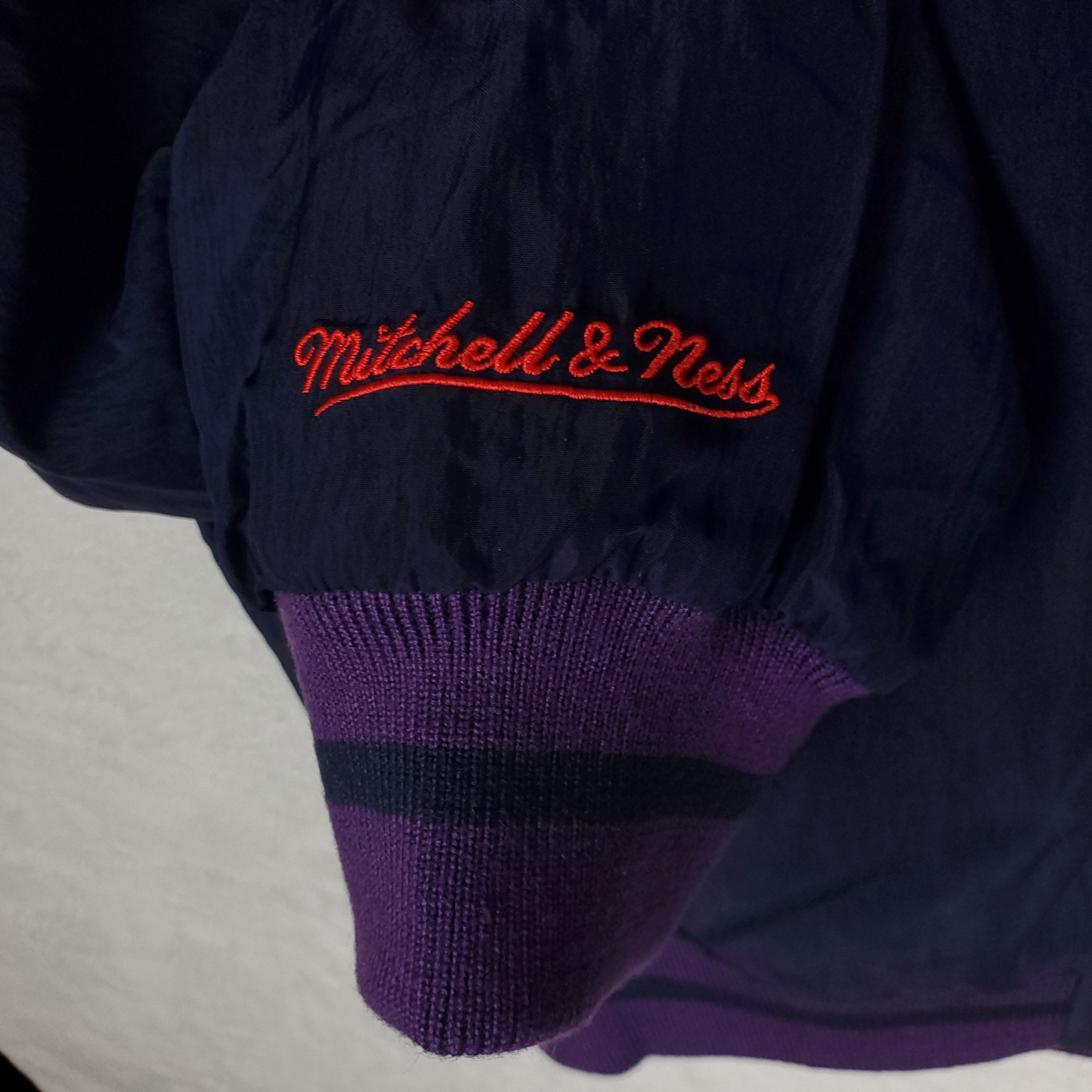 Mitchell & Ness × Supreme Supreme x Mitchell & Ness Large Jacket Navy Nylon New Size US L / EU 52-54 / 3 - 5 Thumbnail