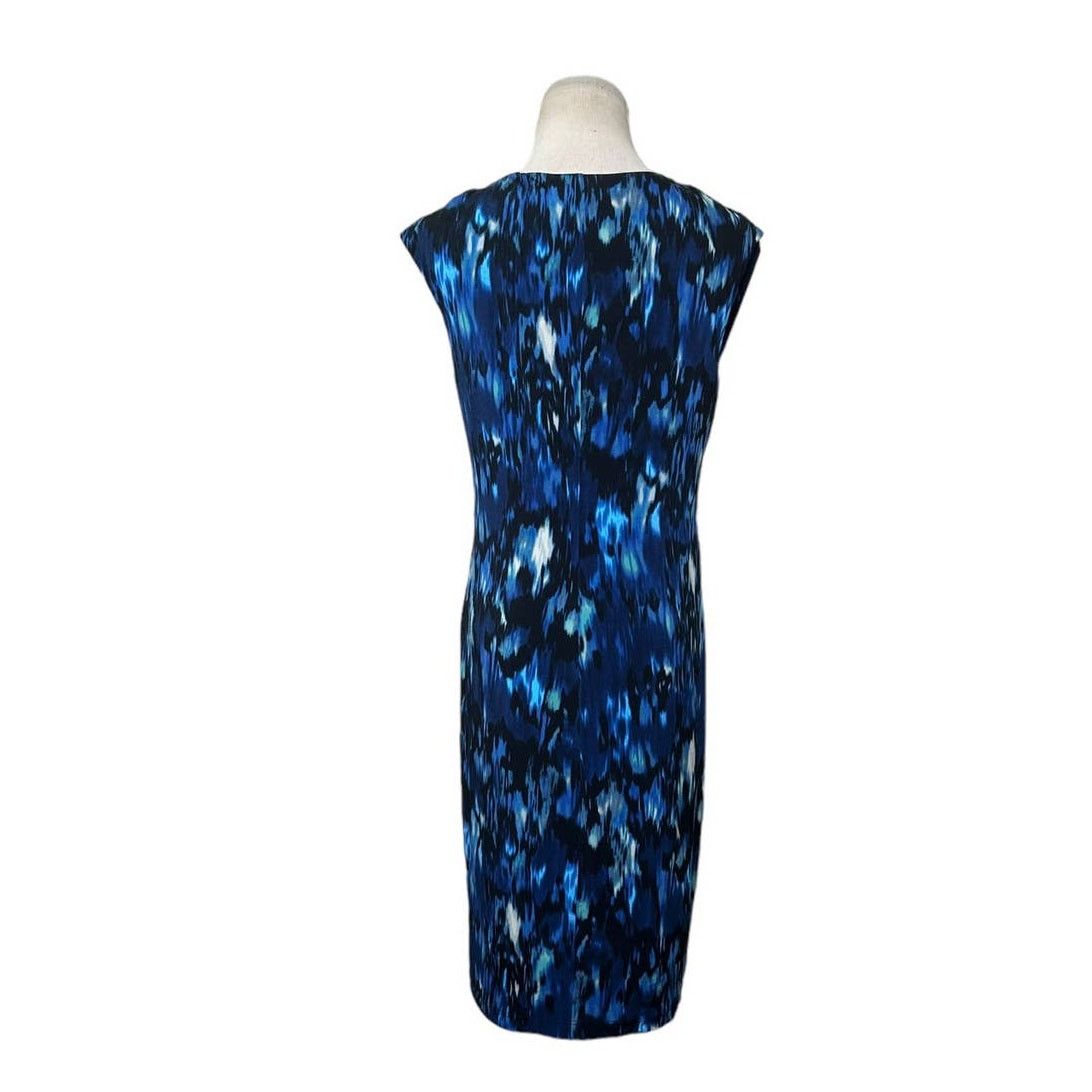 Donna Morgan Donna Morgan blue print sleeveless sheath dress size 4 Size S / US 4 / IT 40 - 10 Thumbnail