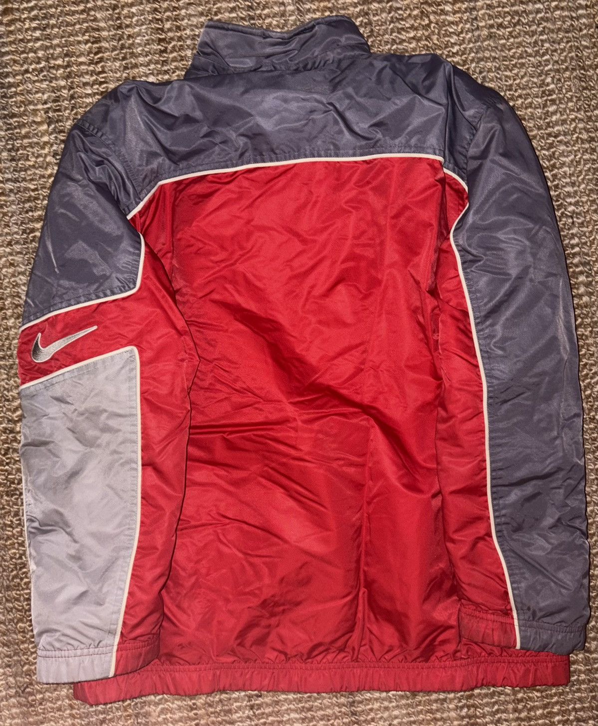 Nike Y2K Nike Reversible Puffer (Red Puffer/Grey Fleece) Size US XL / EU 56 / 4 - 2 Thumbnail
