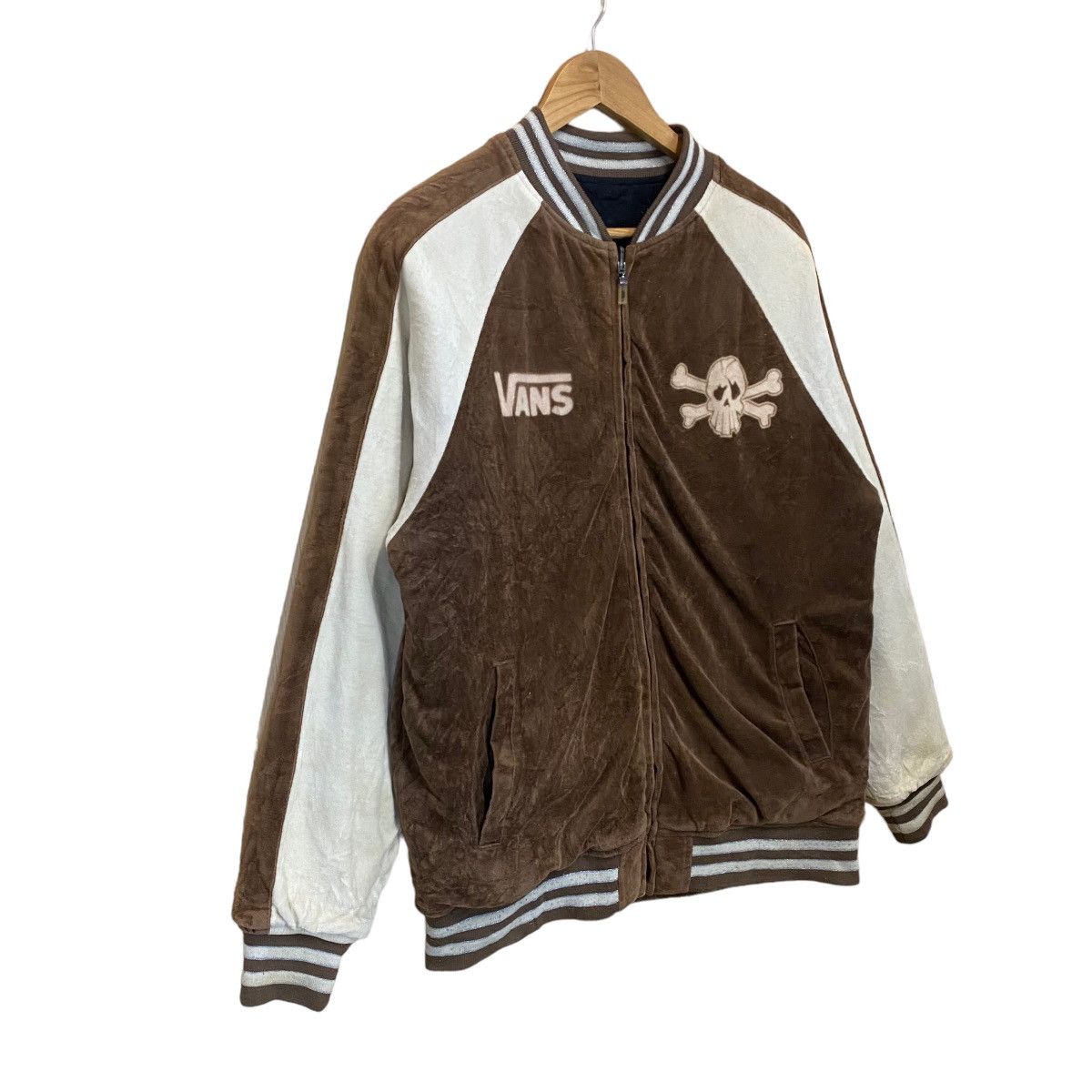 Vans Vans Reversible Velvet Zipper Jacket Size US M / EU 48-50 / 2 - 2 Thumbnail