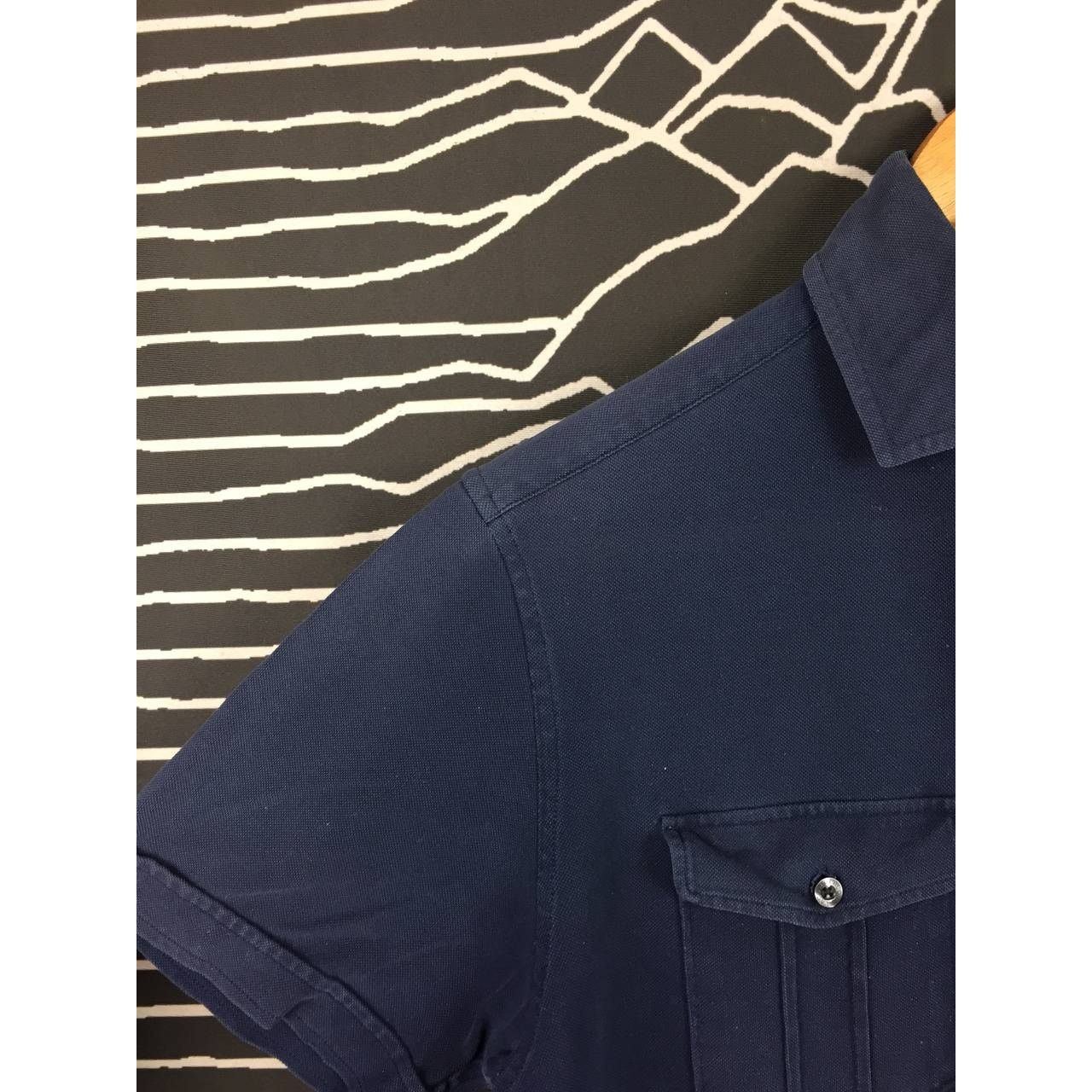 Lacoste × Vintage Vtg Lacoste Made In Japan Double Pocket Polo Tee Size US S / EU 44-46 / 1 - 5 Thumbnail