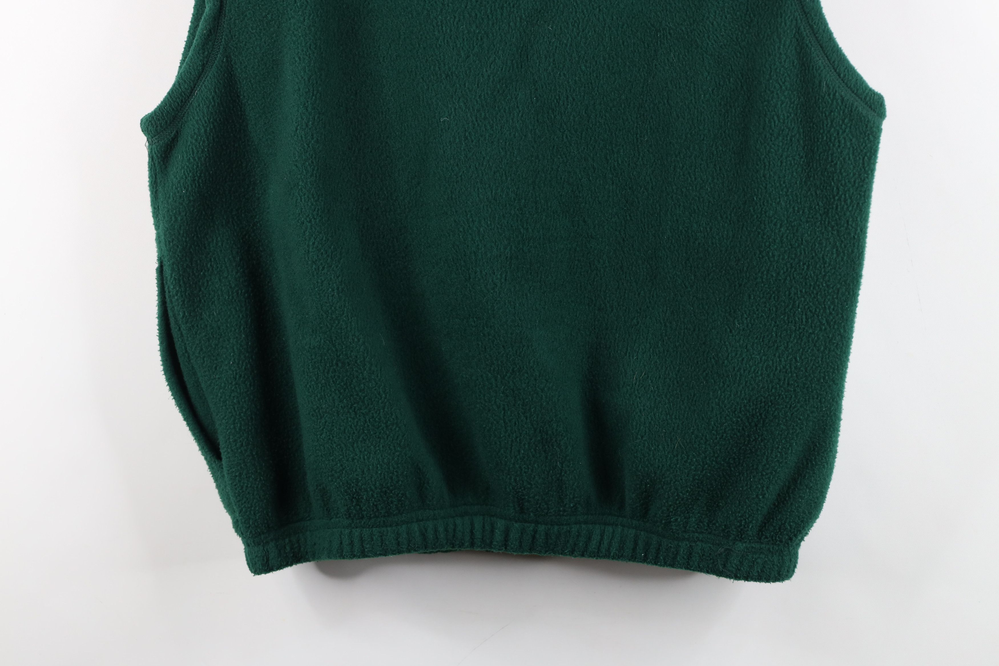Jeep Vintage 90s Jeep Motor Co Gear Fleece Vest Jacket Green Size XL / US 12-14 / IT 48-50 - 14 Thumbnail