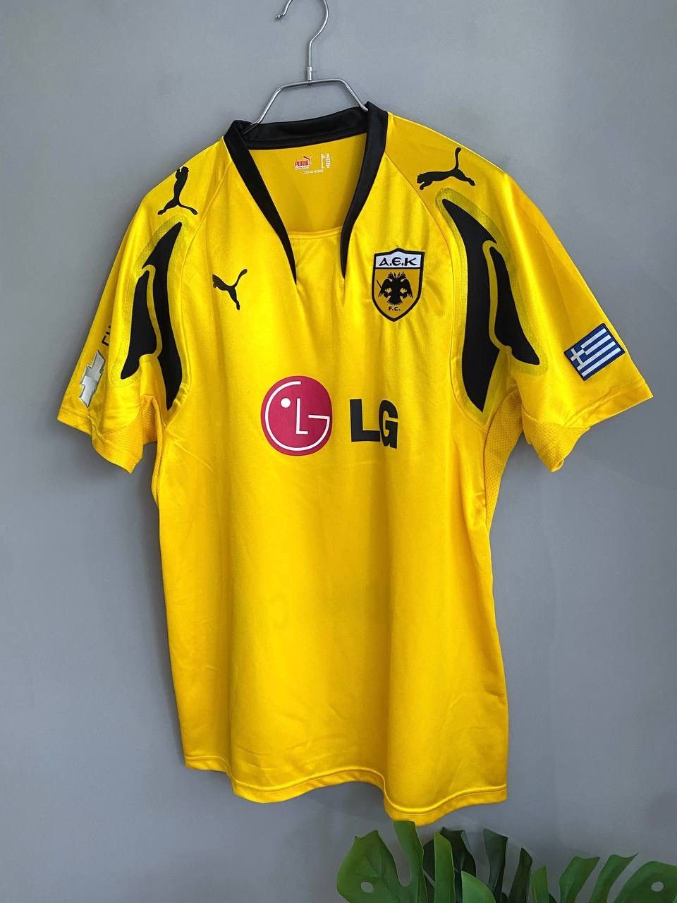 Puma Puma AEK Athens FC 2007/2008 Home Soccer Jersey, Size XL Size US XL / EU 56 / 4 - 2 Thumbnail