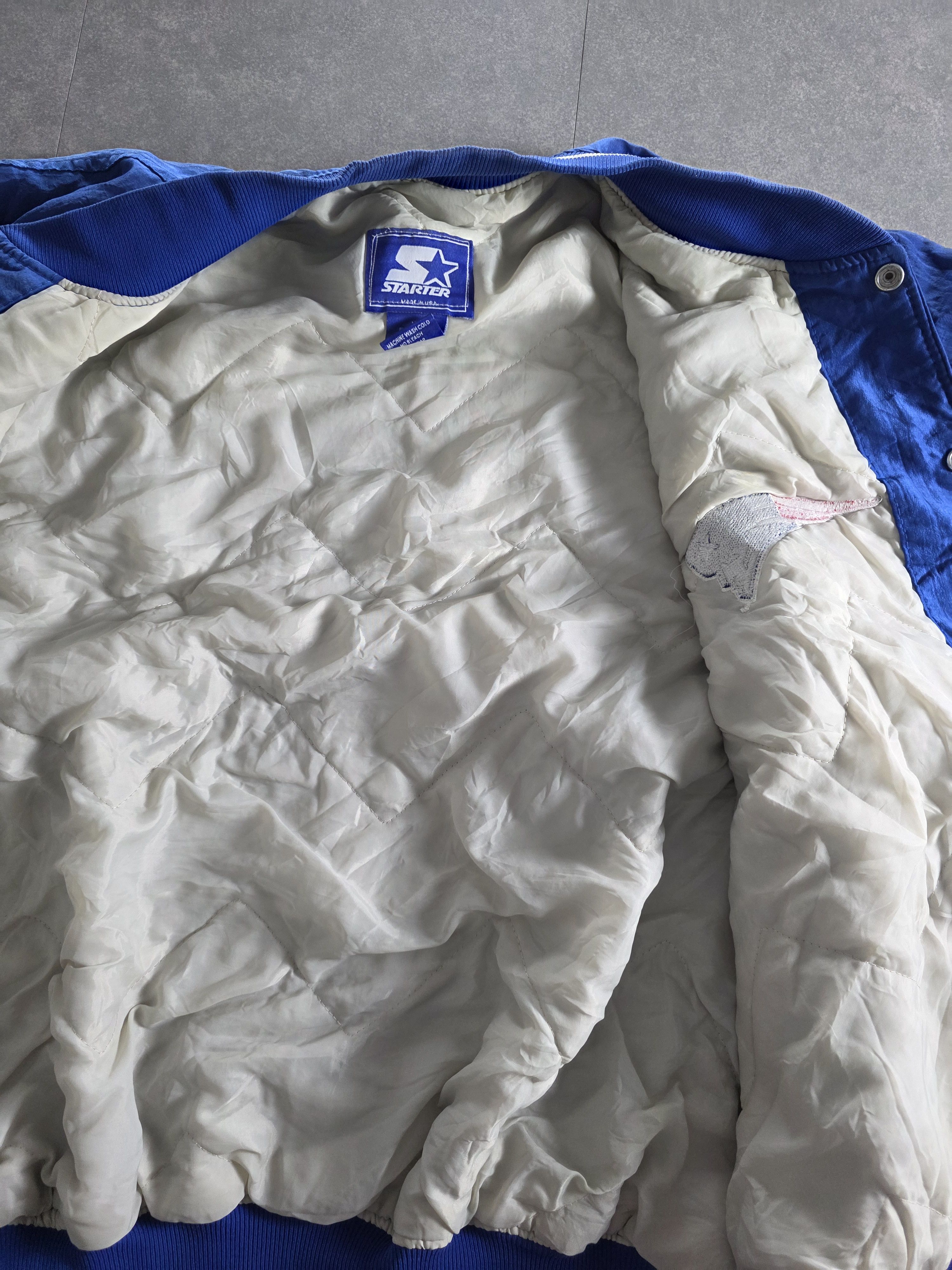 Starter Starter Vintage New England Patriots Jacket 90s USA Size US XL / EU 56 / 4 - 6 Thumbnail
