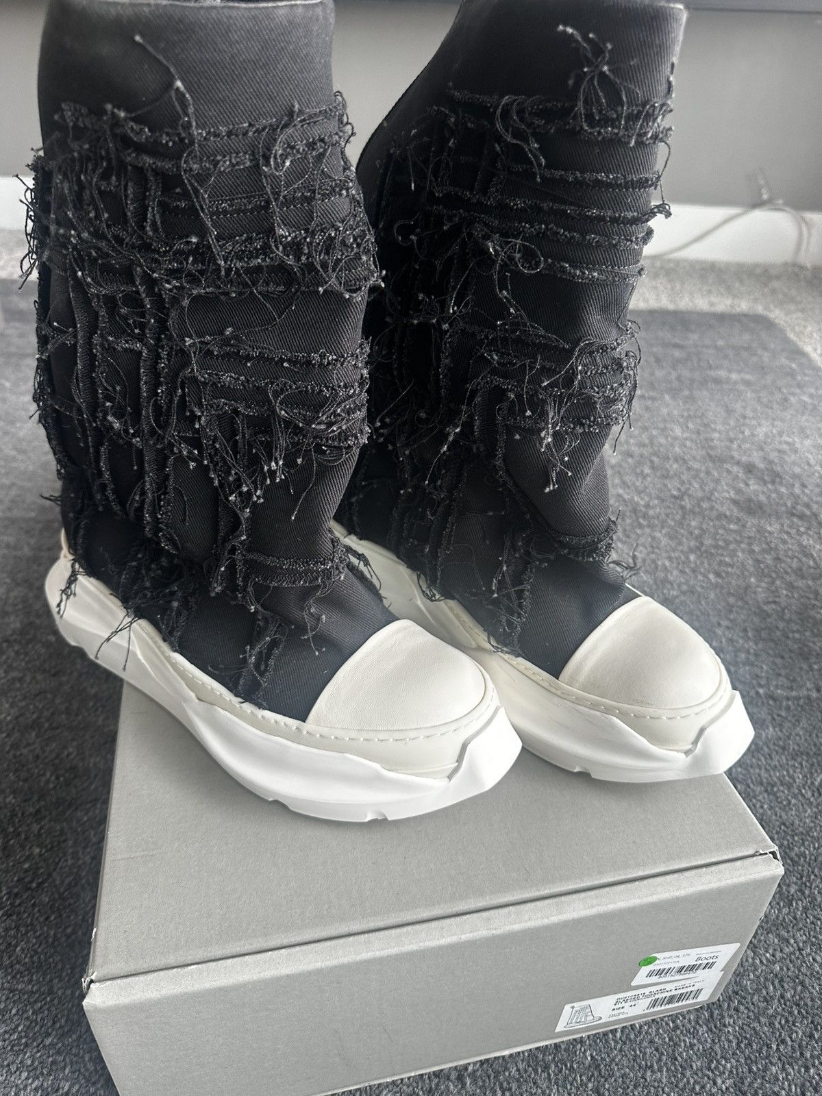 Rick Owens Rick Owens Slashed Fogachine Size US 11 / EU 44 - 1 Thumbnail