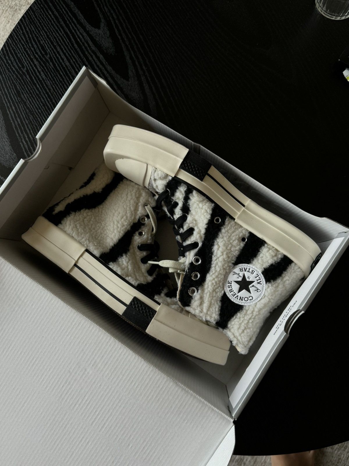 Converse × Rick Owens × Rick Owens Drkshdw RICK OWENS X CONVERSE 41 Size US 7.5 / EU 40-41 - 2 Thumbnail
