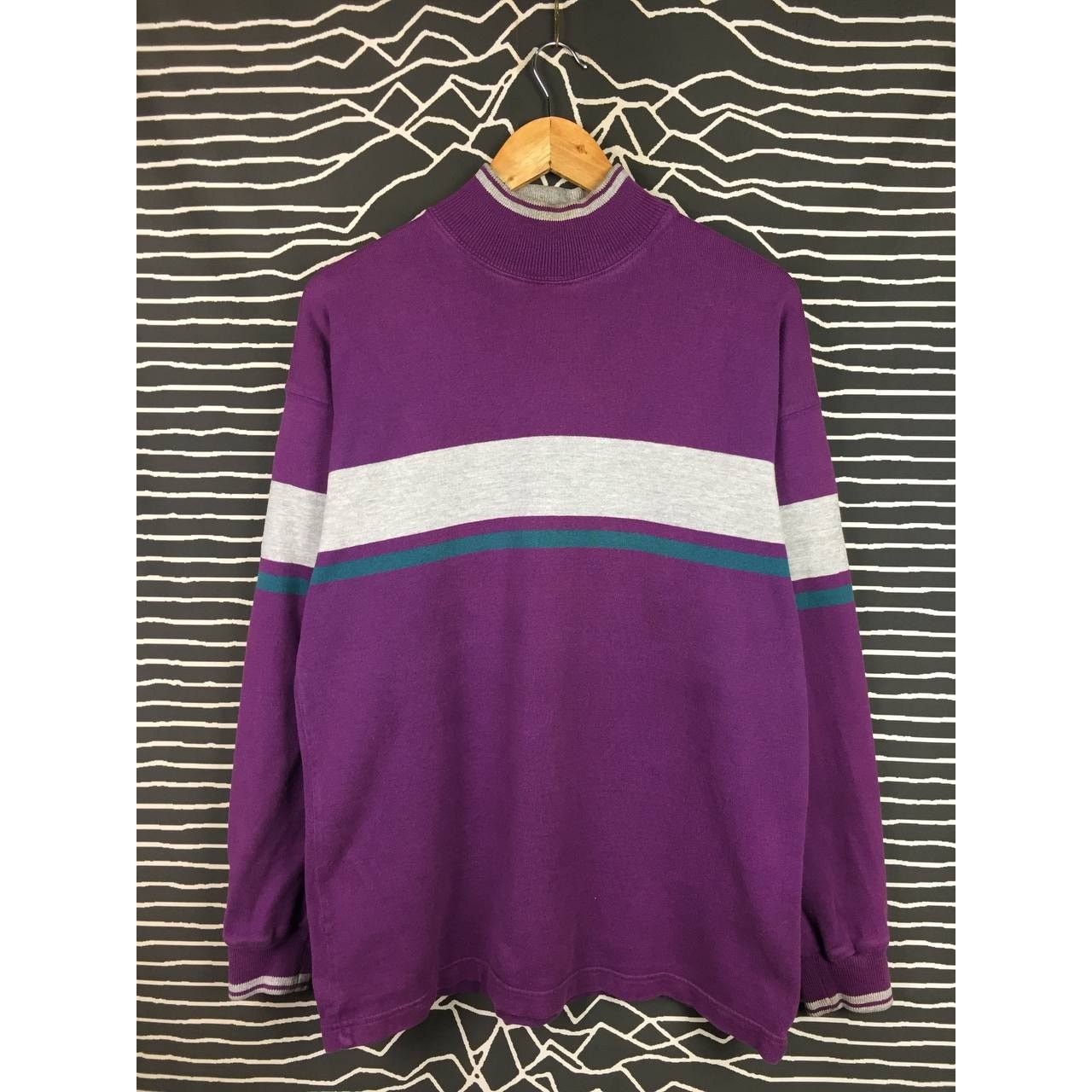 Vintage Vtg Thatcher & Cross Made In Usa Rugby Sweatshirt Size US M / EU 48-50 / 2 - 1 Thumbnail