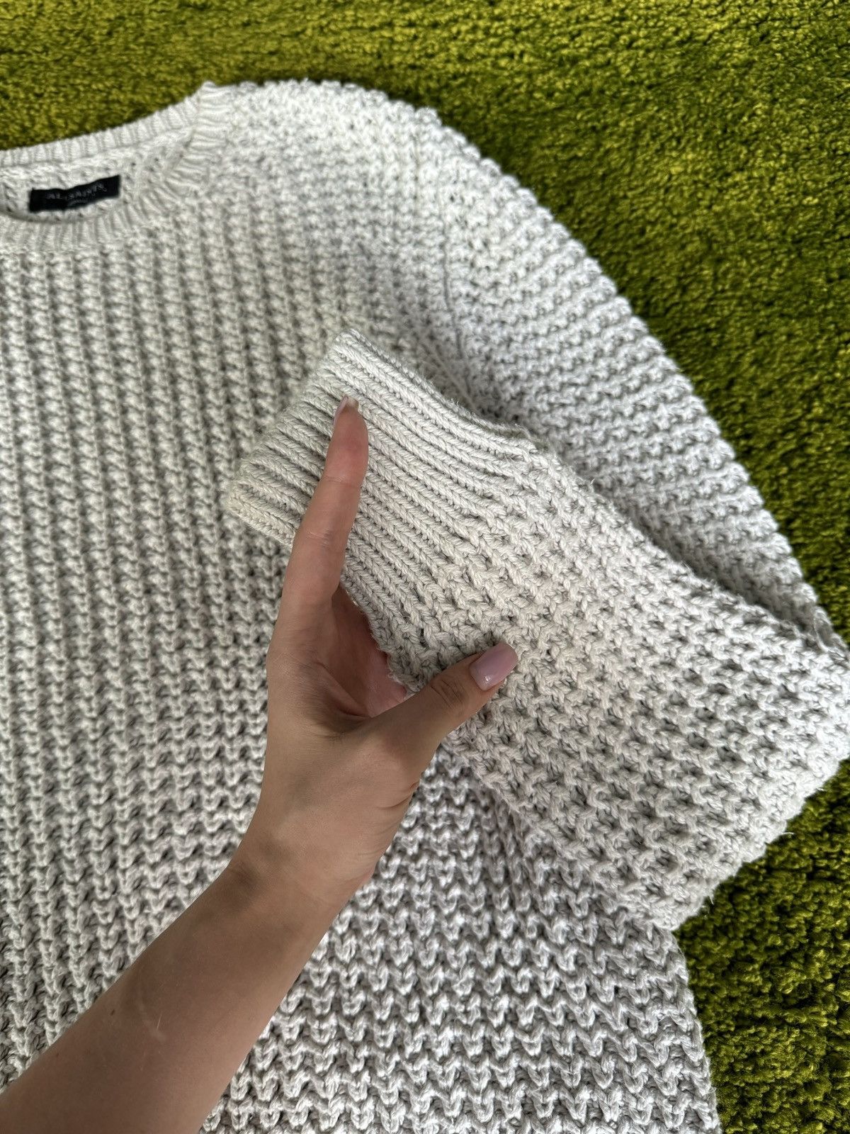 Allsaints × Designer AllSaints avant garde heavy knit sweater Size US M / EU 48-50 / 2 - 5 Thumbnail