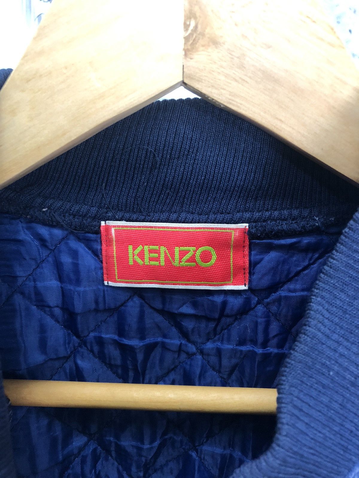 Japanese Brand × Kenzo Kenzo Distressed Quilted Jacket Size US L / EU 52-54 / 3 - 6 Thumbnail