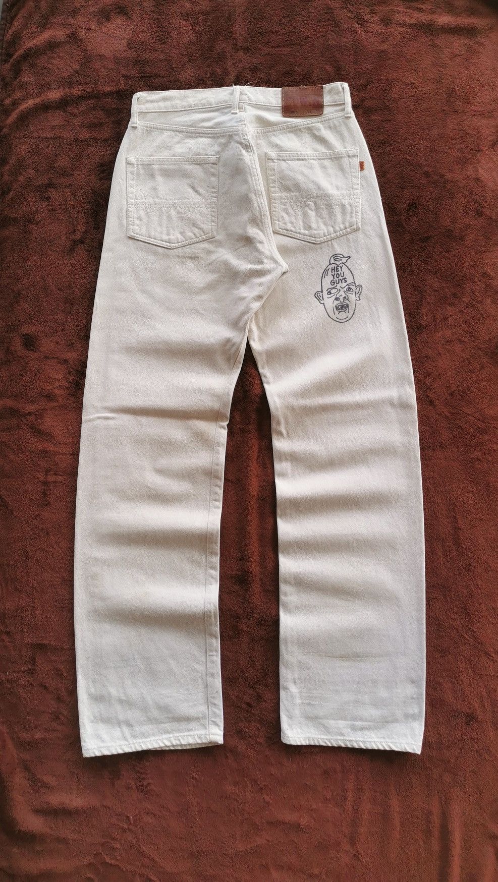Beauty Beast Edwin Selvedge Size 31 x 46.5 Size US 31 - 7 Thumbnail