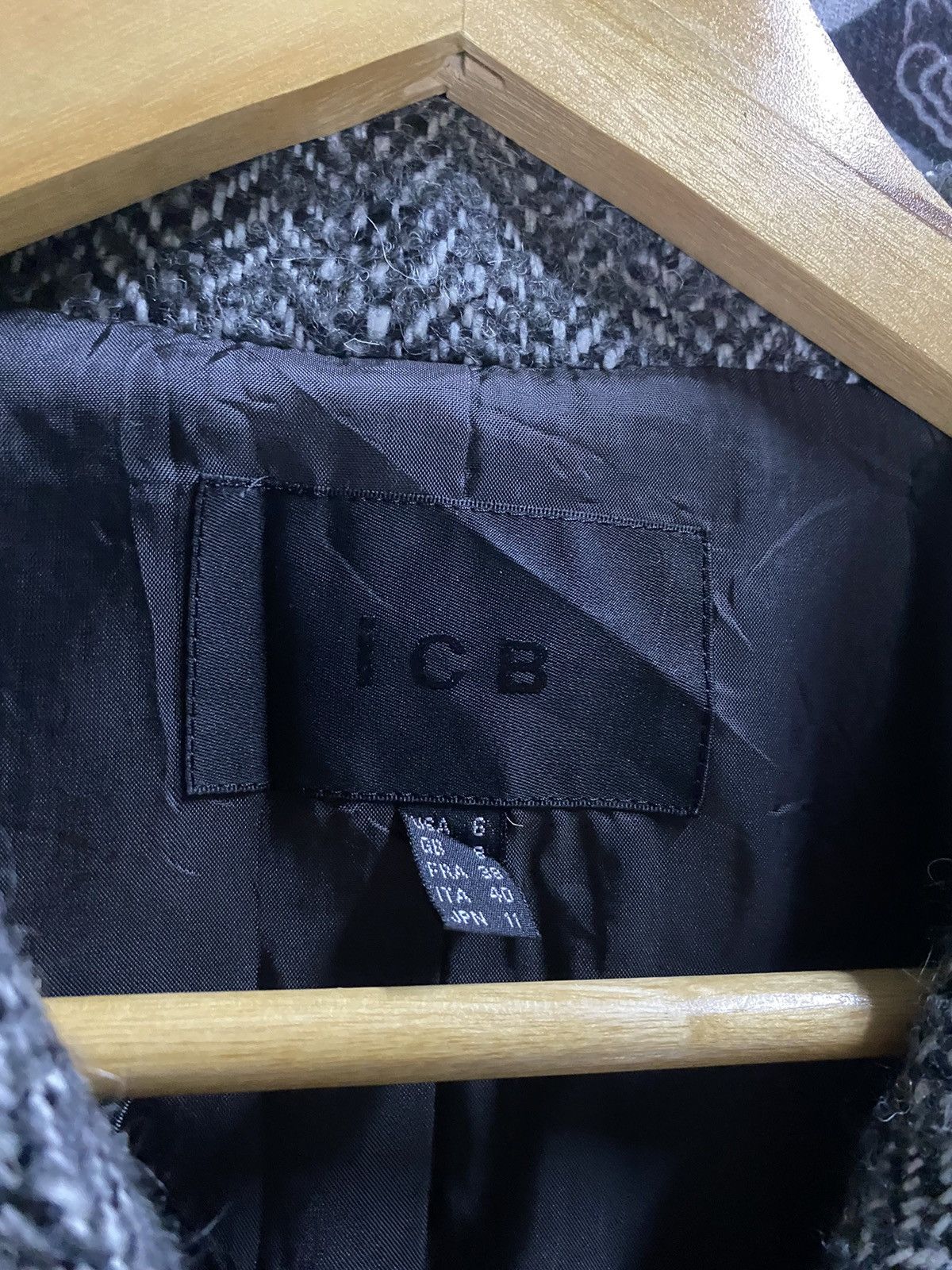 Designer × Japanese Brand Japanese Designer ICB Double Collar Zipper Jacket Size US M / EU 48-50 / 2 - 11 Thumbnail