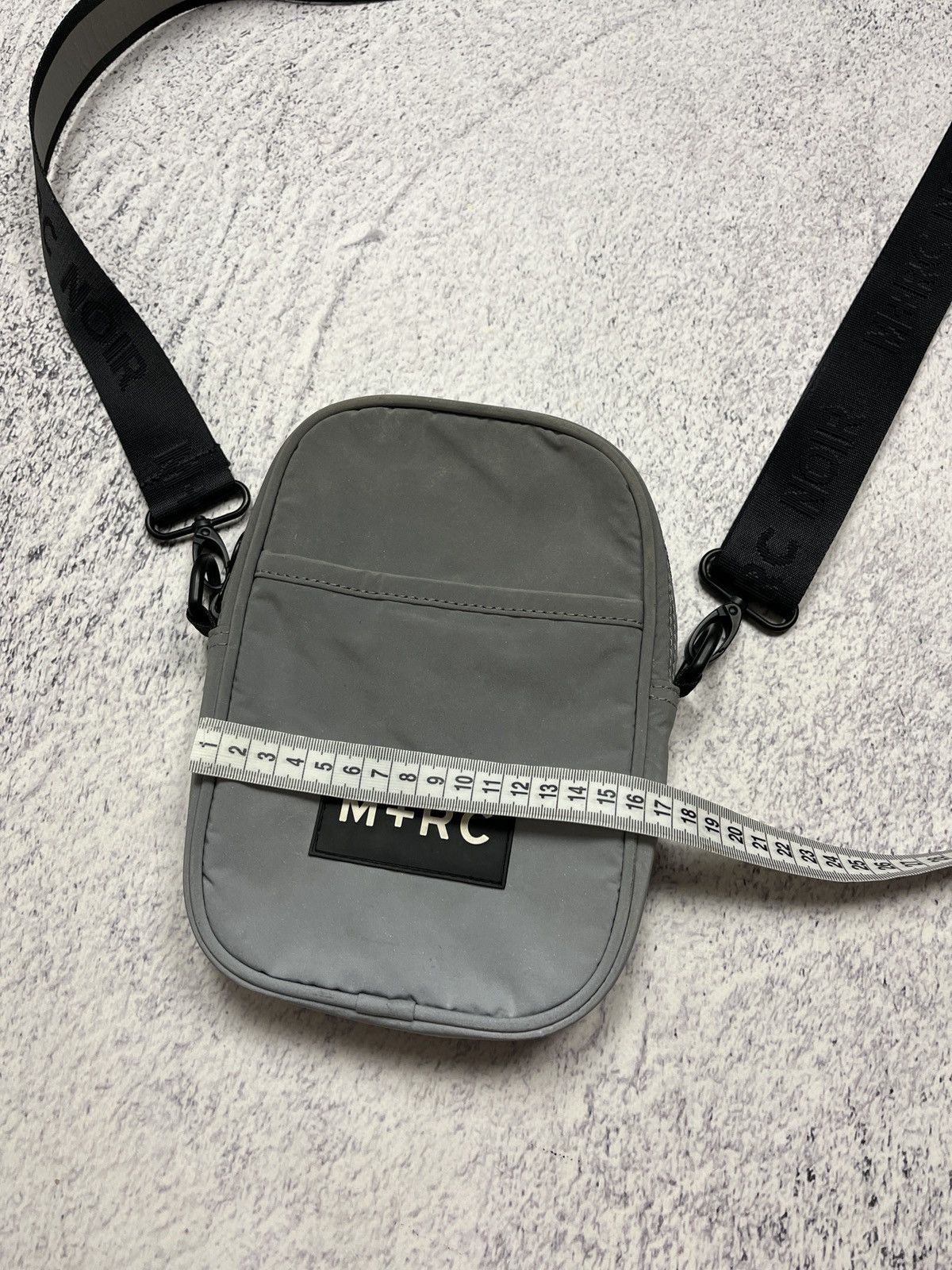 M+Rc Noir M+RC Noir Shoulder Bag Gray Reflective Rare Hype Streetwear Size ONE SIZE - 13 Thumbnail