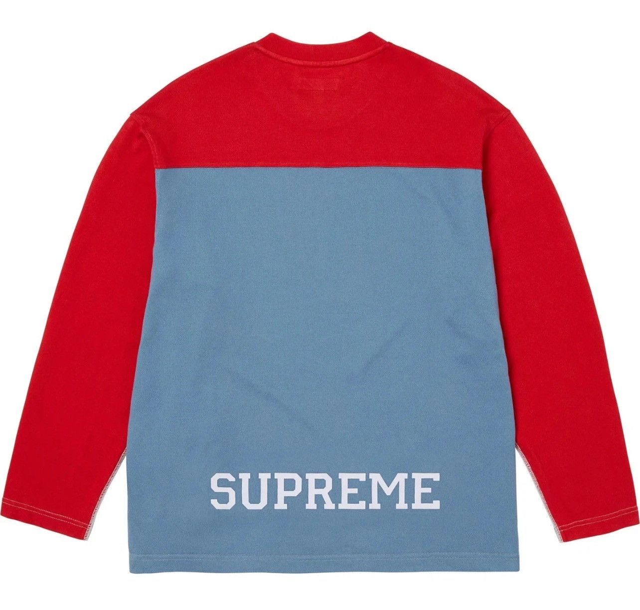 Supreme Supreme FW25 Split L/S Football Top Grey Size Small New Size US S / EU 44-46 / 1 - 6 Thumbnail