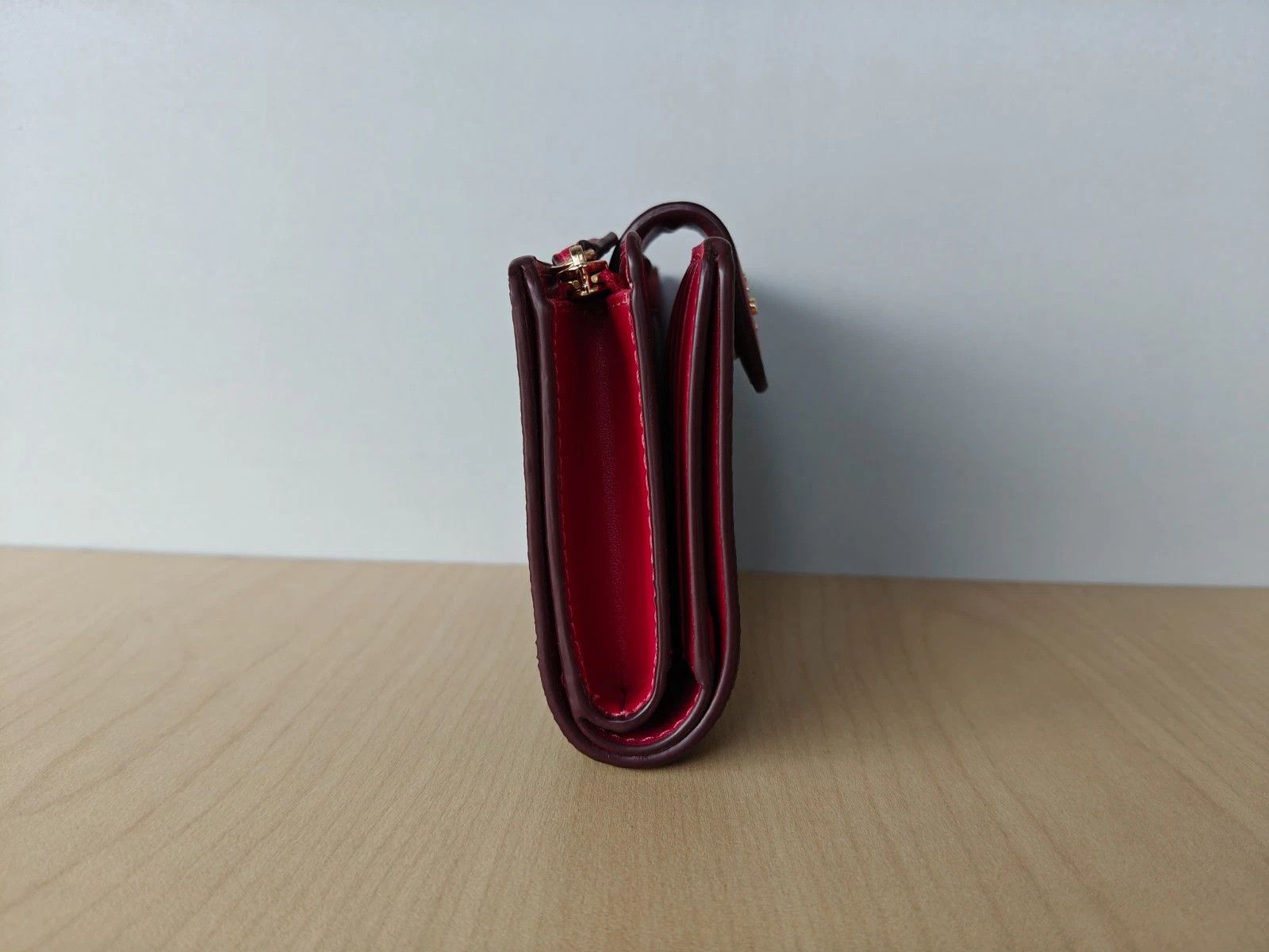 Coach Coach Medium Corner Zip Wallet In Signature T/1007 Size ONE SIZE - 5 Thumbnail