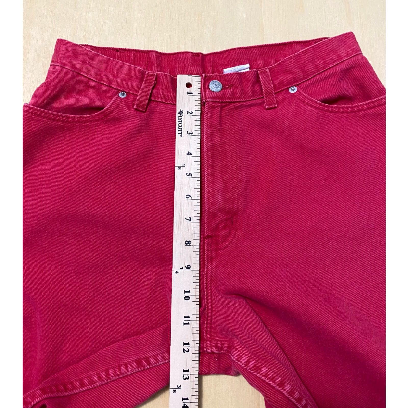 Faded Glory Vintage Faded Glory Jeans Women 14P Pink Red Mom USA Baggy Y2K 5-Pocket Denim 100% Cotton High Rise Inseam 28 in Vintage: Yes US Made Shirt? Size 30" / US 8 / IT 44 - 6 Thumbnail