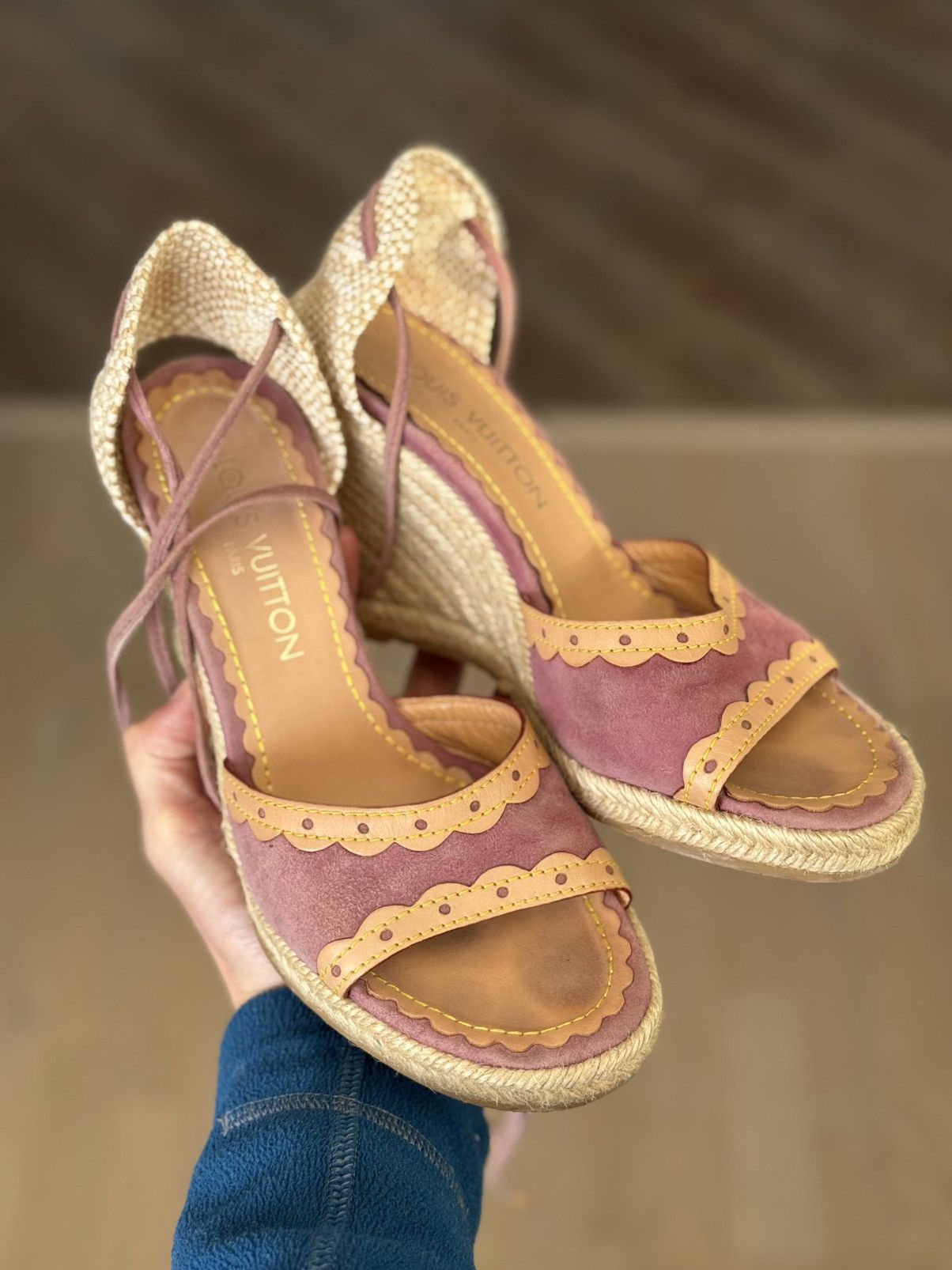 Louis Vuitton Louis Vuitton Ankle Strap Heels Size US 7 / IT 37 - 2 Thumbnail