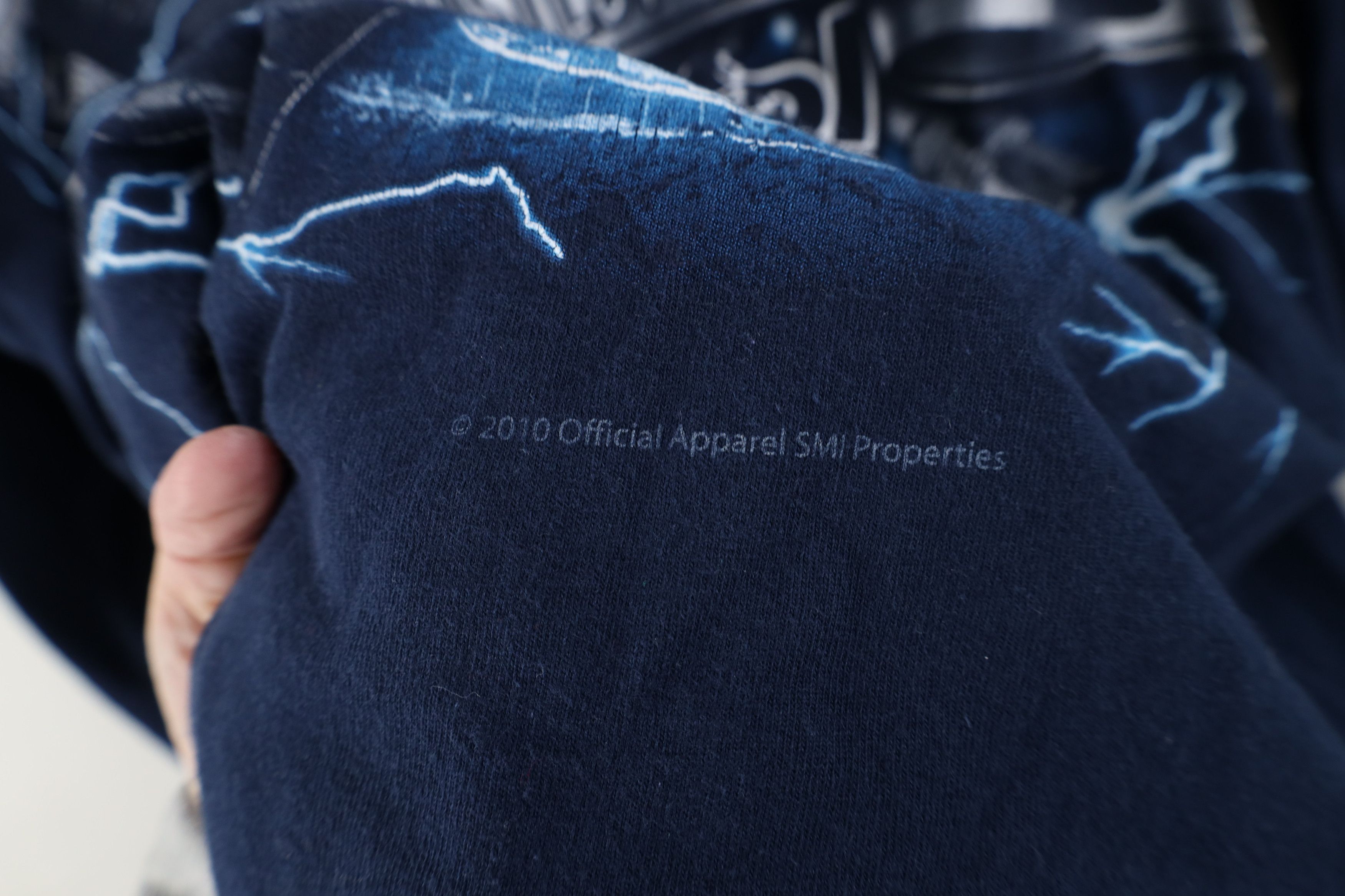 Vintage Vintage Y2K Bristol Motor Speedway Thunder Lightning T-Shirt Size US XL / EU 56 / 4 - 7 Thumbnail