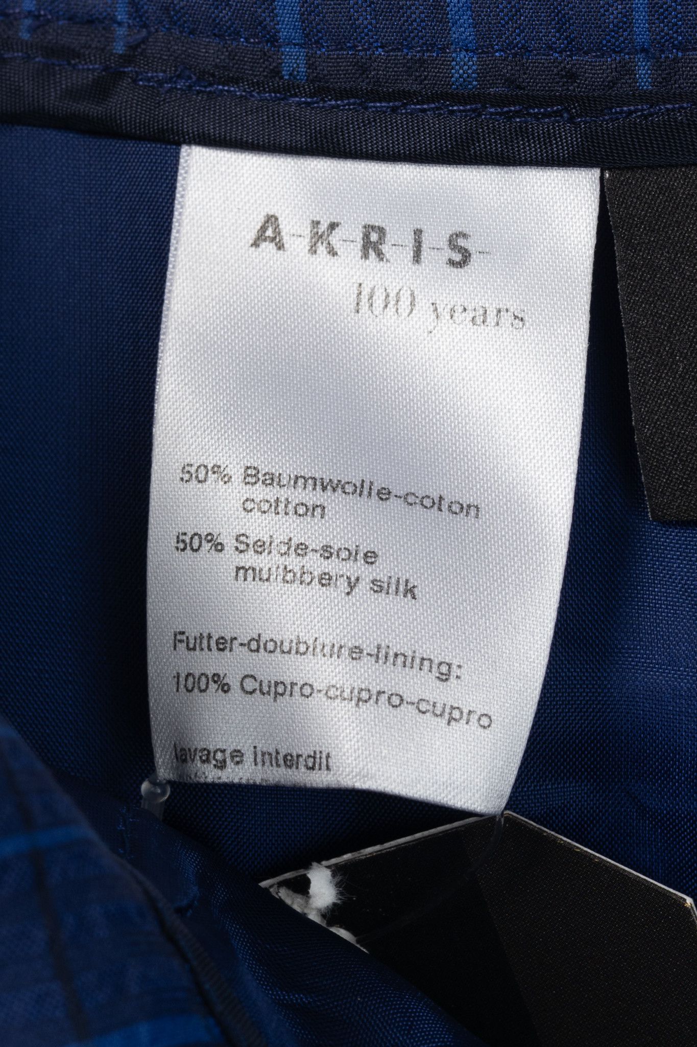 Akris Akris 100 Years Flavin Check Cotton & Silk Seersucker Pants Size 34" / US 12 / IT 48 - 10 Thumbnail