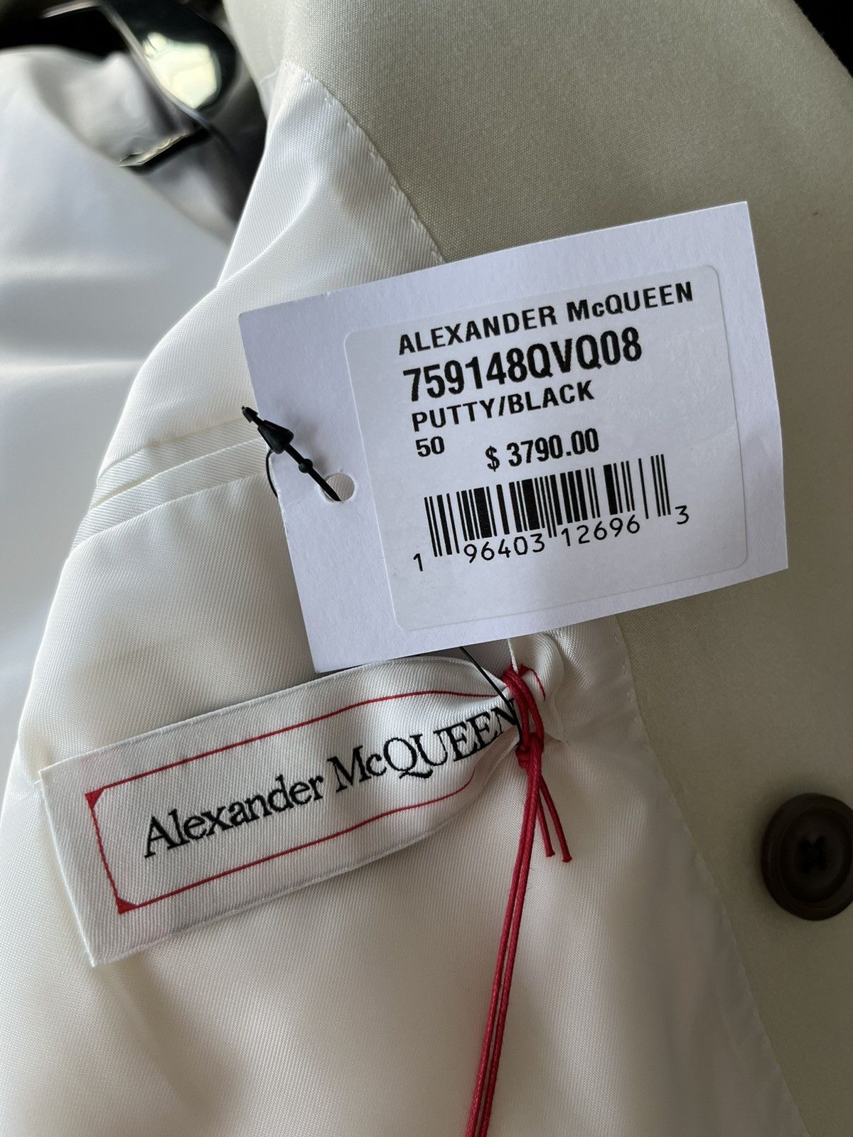 Alexander McQueen $4,200 Super Runway Alexander McQueen Blazer Brand New Size 52R - 5 Thumbnail