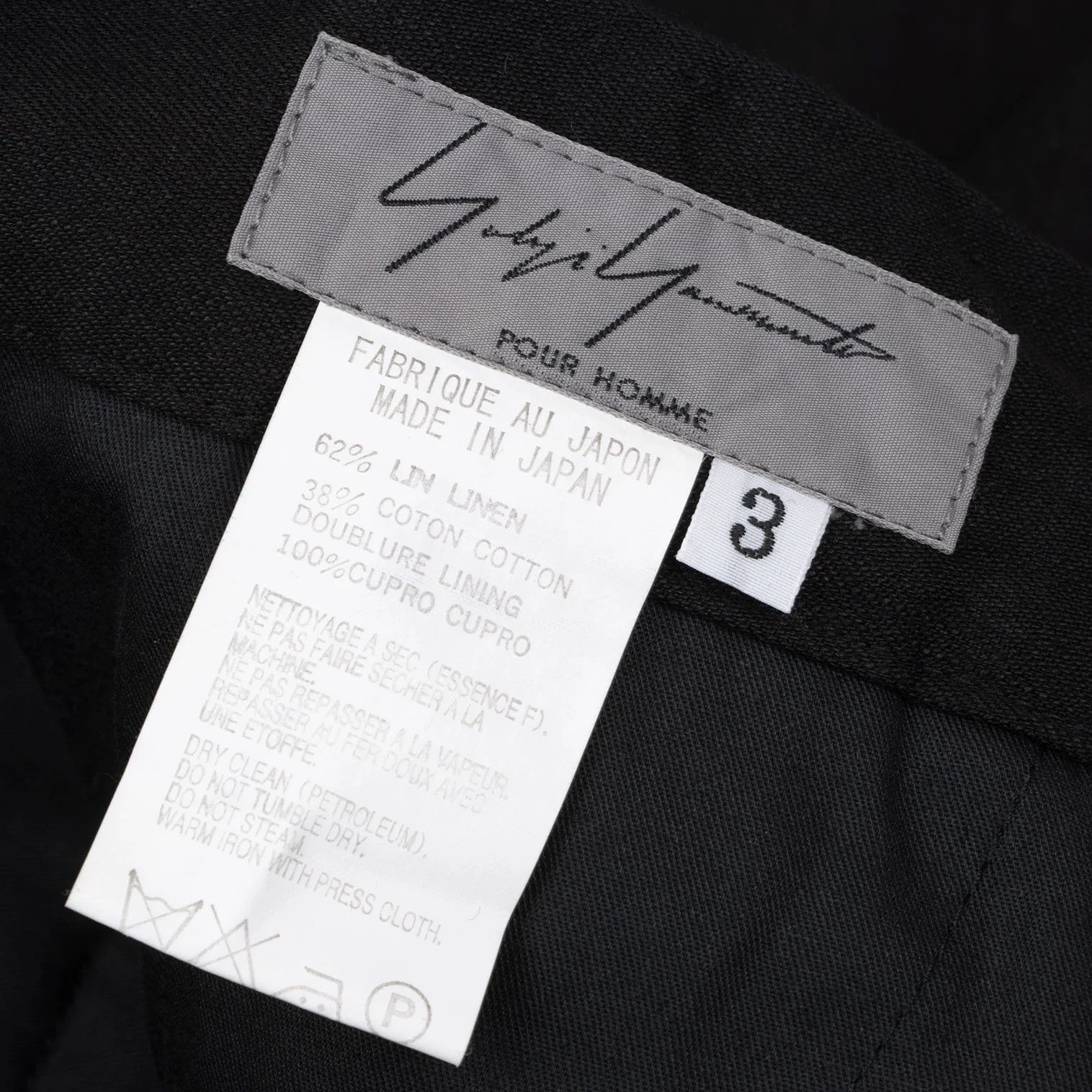 Yohji Yamamoto Yohji Yamamoto Linen Cotton Tapered Pants Size US 34 / EU 50 - 11 Thumbnail