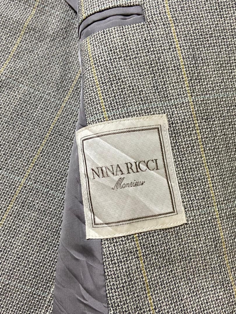 Japanese Brand Nina Ricci Monsieur Single Breasted Blazer (182) Size US S / EU 44-46 / 1 - 3 Thumbnail