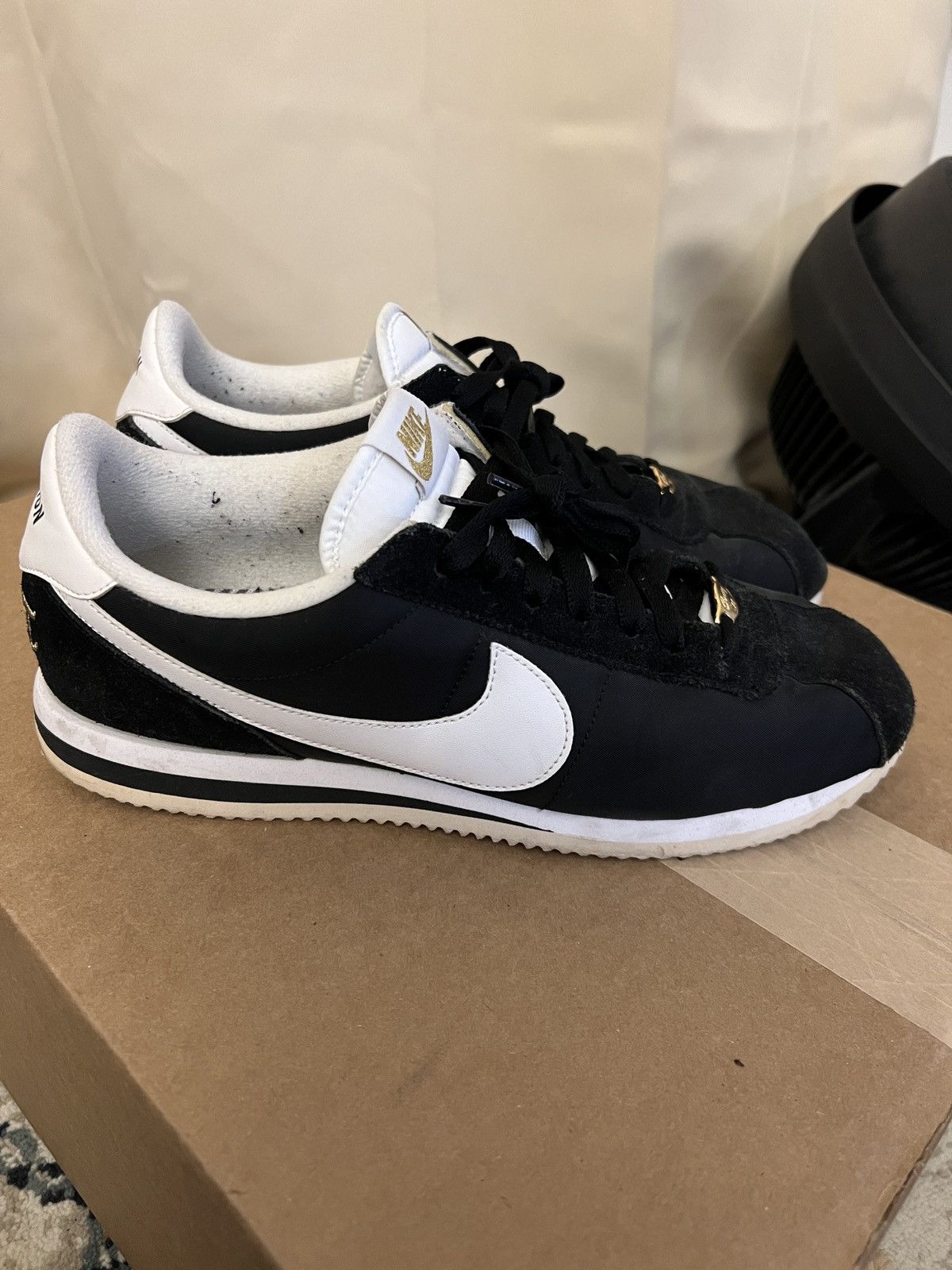 image of Nike Cortez Compton Anniversary Shoes in Black, Men's (Size 11)