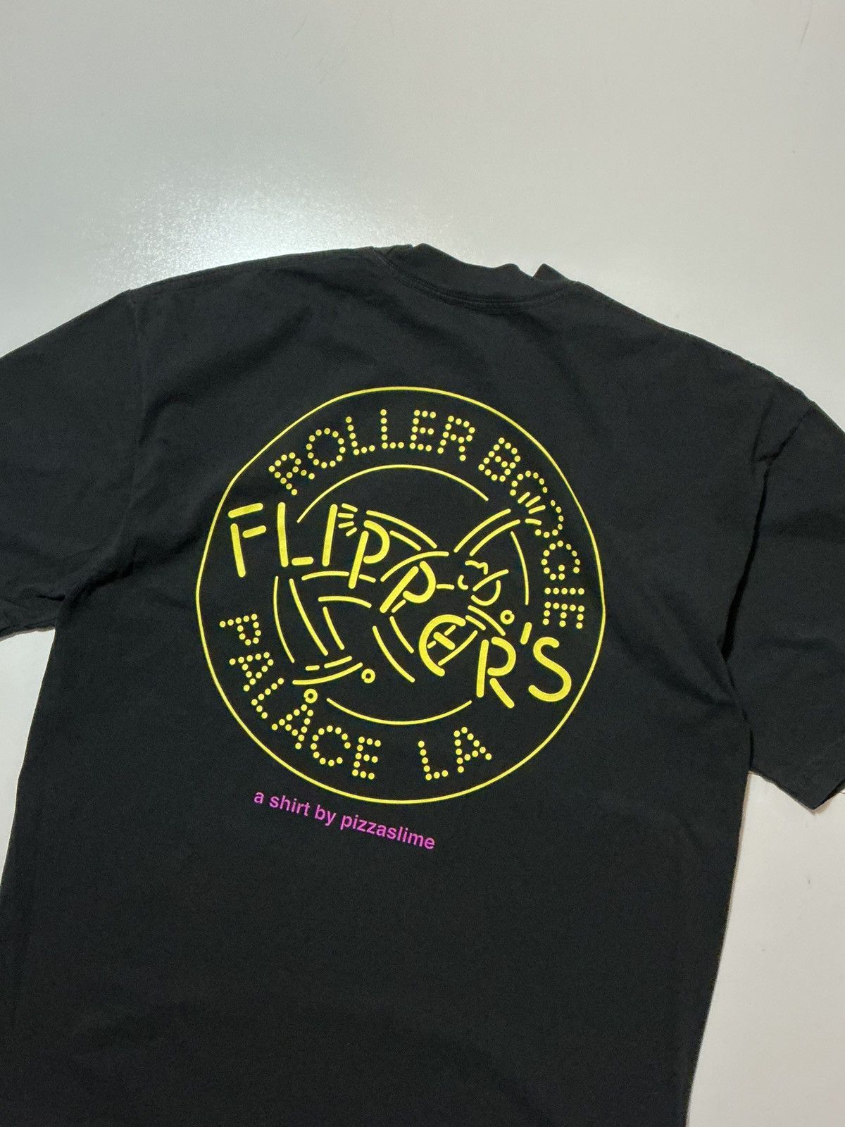 Pizza Slime PizzaSlime X Flippers Roller Boogie Palace Big Face T-Shirt Size US XL / EU 56 / 4 - 4 Thumbnail