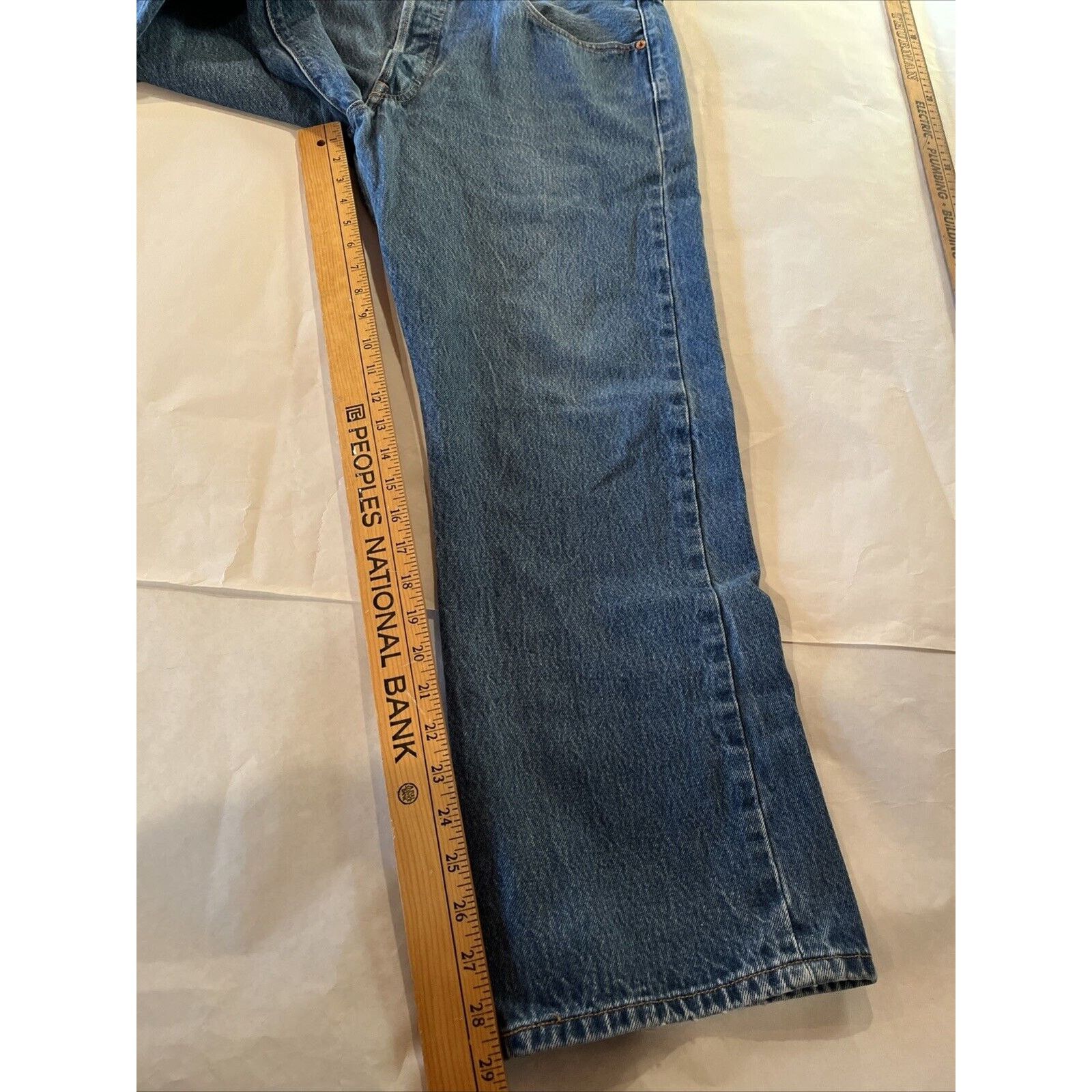 Levi's Levi’s VTG 501 Jeans 36x29 Fit Blue Denim Cotton Button Fly Size US 36 / EU 52 - 8 Thumbnail