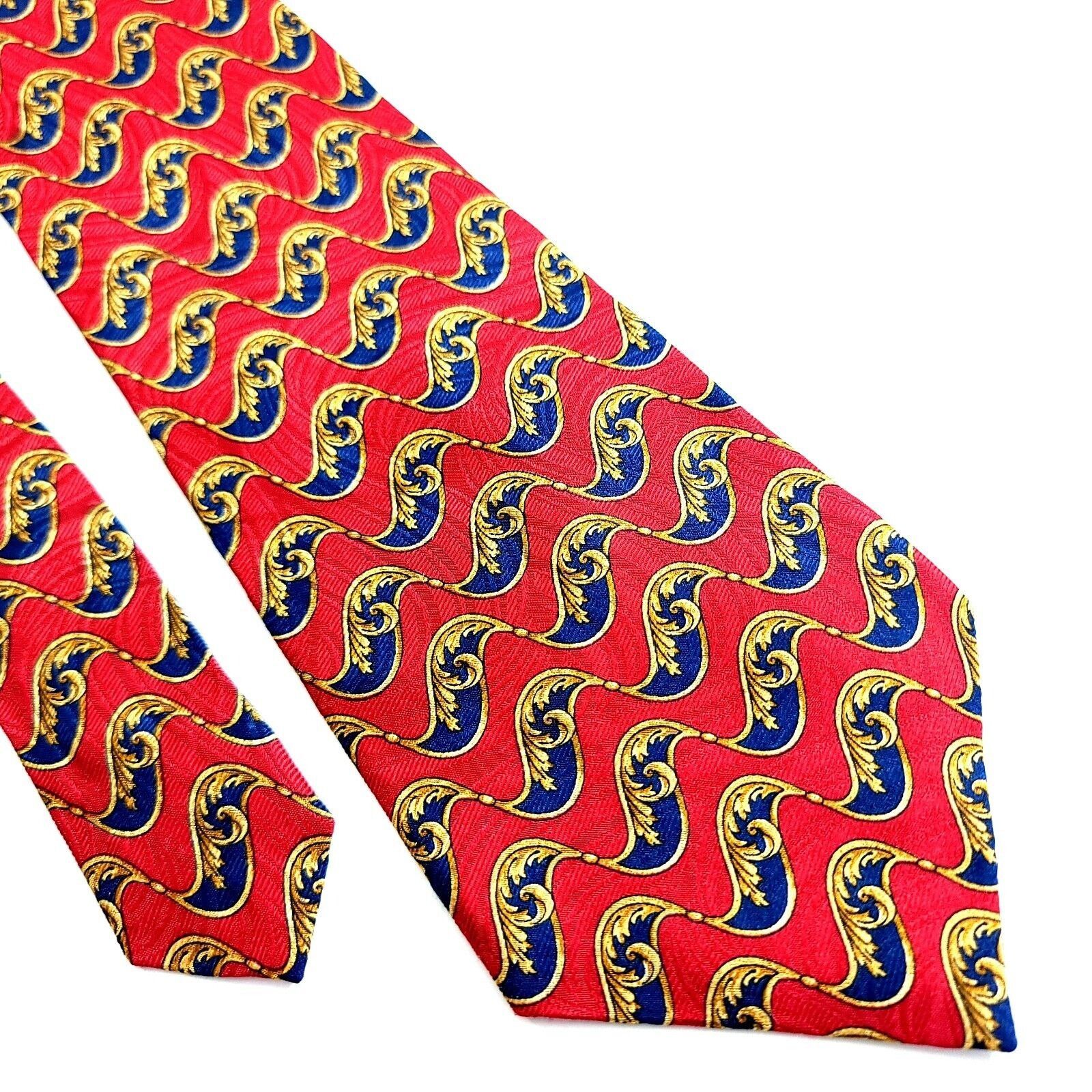 Countess Mara Countess Mara Red Blue Baroque Geometric Jacquard Print Wide Size ONE SIZE - 1 Thumbnail