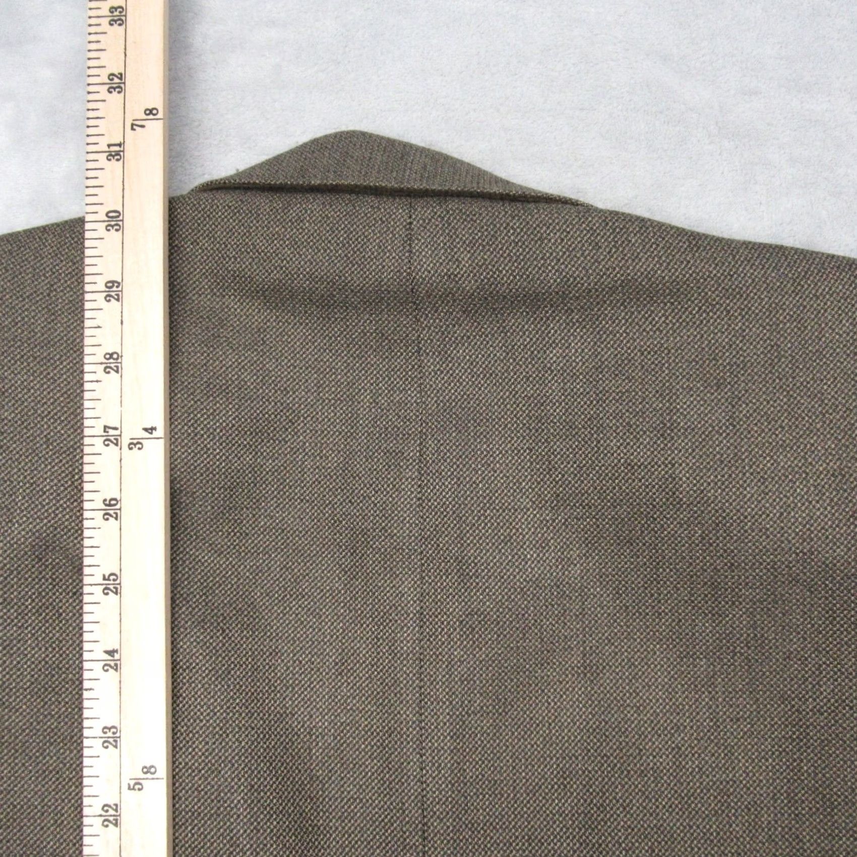 Van Heusen Van Heusen Blazer Mens 42R Dark Brown Sport Coat Pockets 2 Button 2 Vents NEW Size 42R - 7 Thumbnail