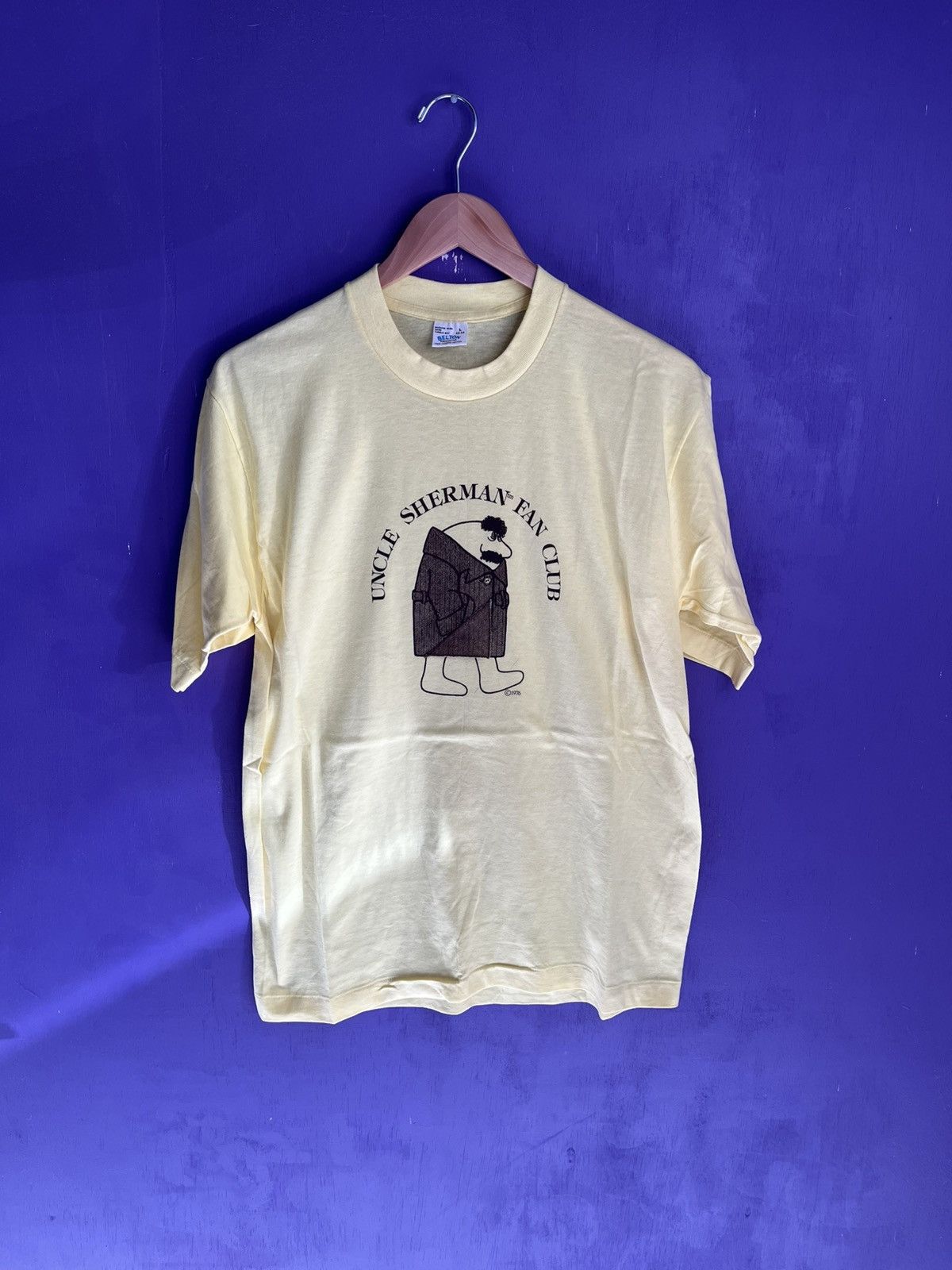 Vintage 1976 Uncle Sherman fan club peeper t-shirt