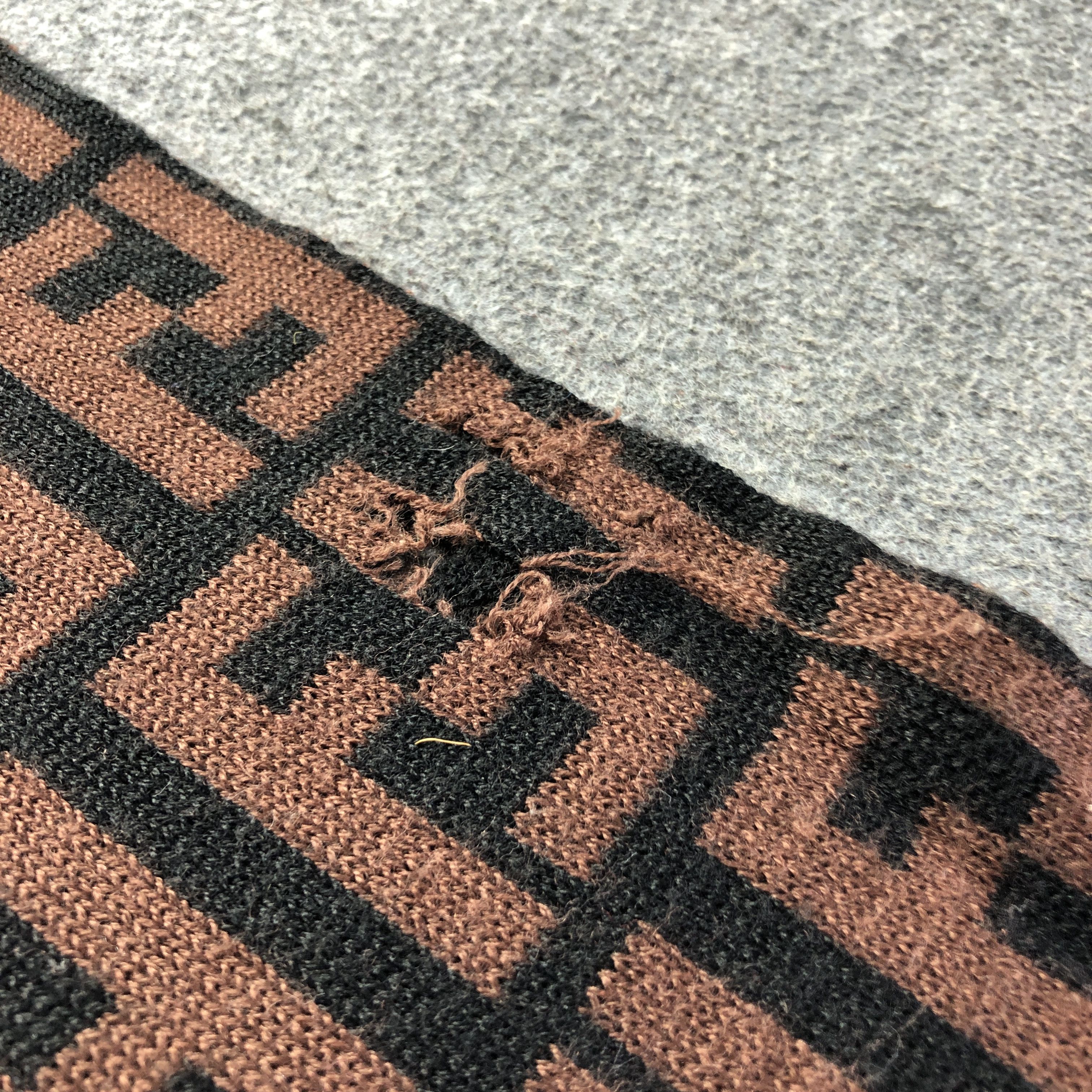 Fendi Fendi Monogram Wool Scarf Muffler Neckwear V2611 Size ONE SIZE - 14 Thumbnail