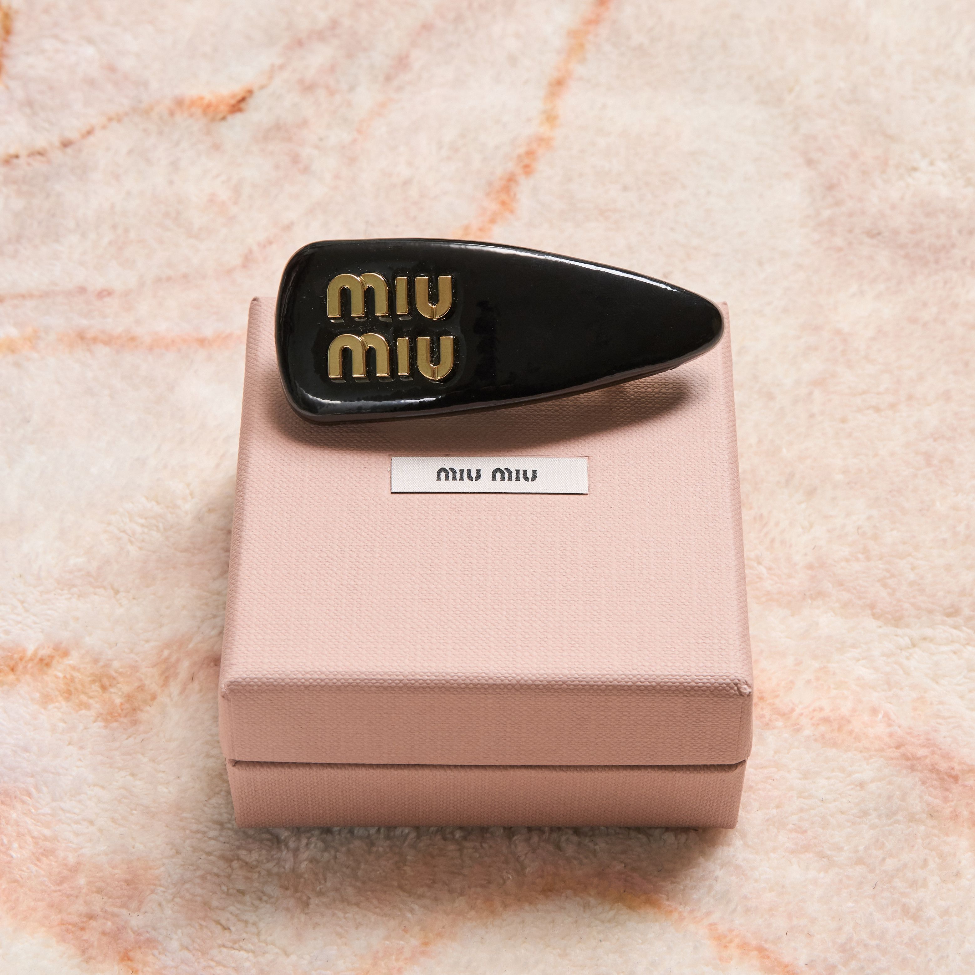 Miu Miu MIU MIU Patent Leather Hair Clip Size ONE SIZE - 2 Thumbnail