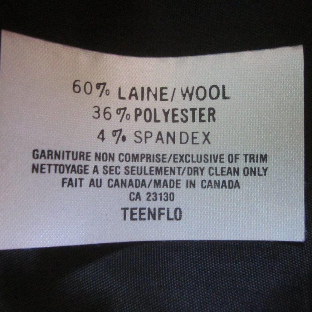 Charles Tyrwhitt Judith & Charles Teenflo Zip Up Gray Wool Blazer Size 8 Size M / US 6-8 / IT 42-44 - 7 Thumbnail