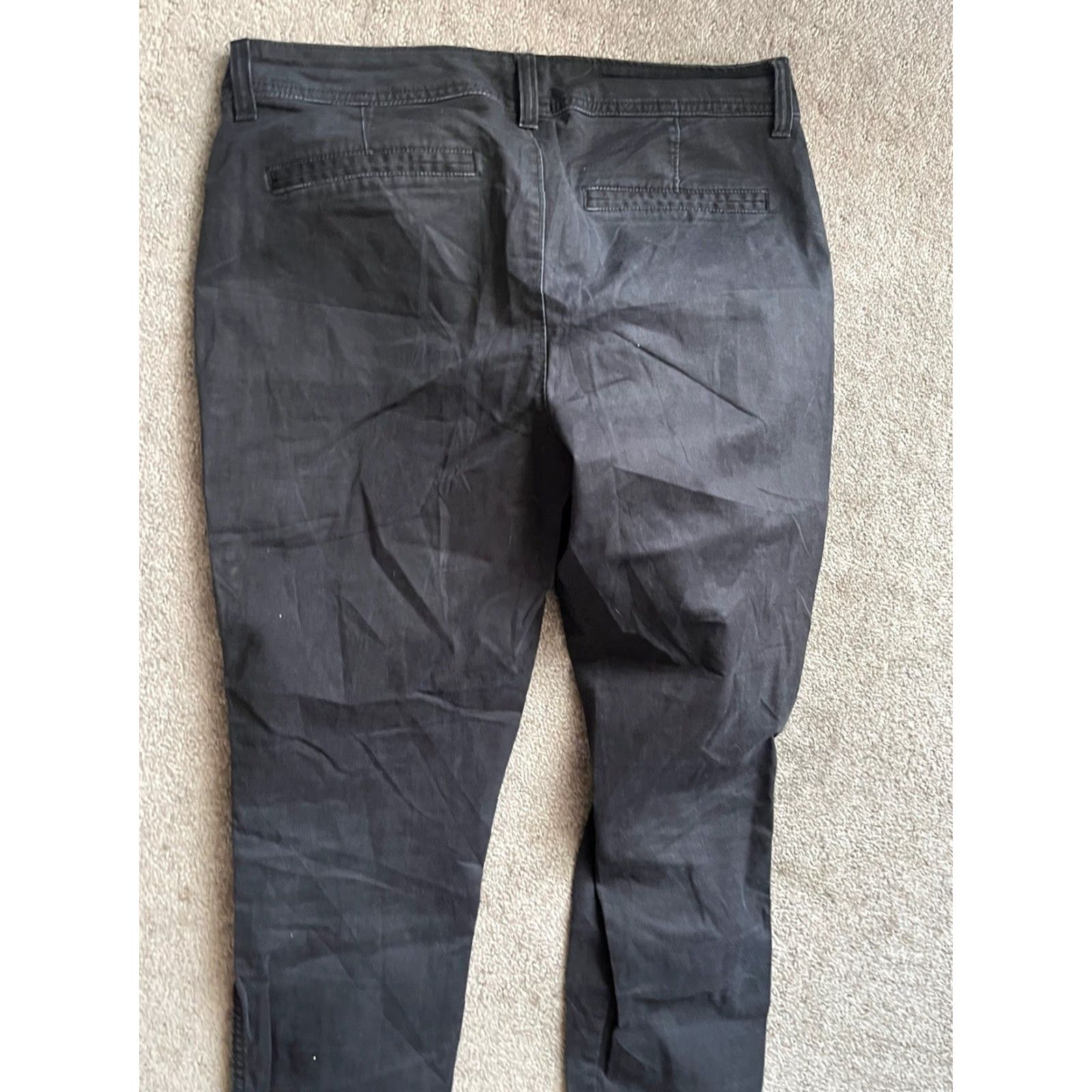 Old Navy Old Navy Black Skinny Stretch Rise Pants Women Size 6 Reg Pockets Size 28" / US 6 / IT 42 - 4 Thumbnail