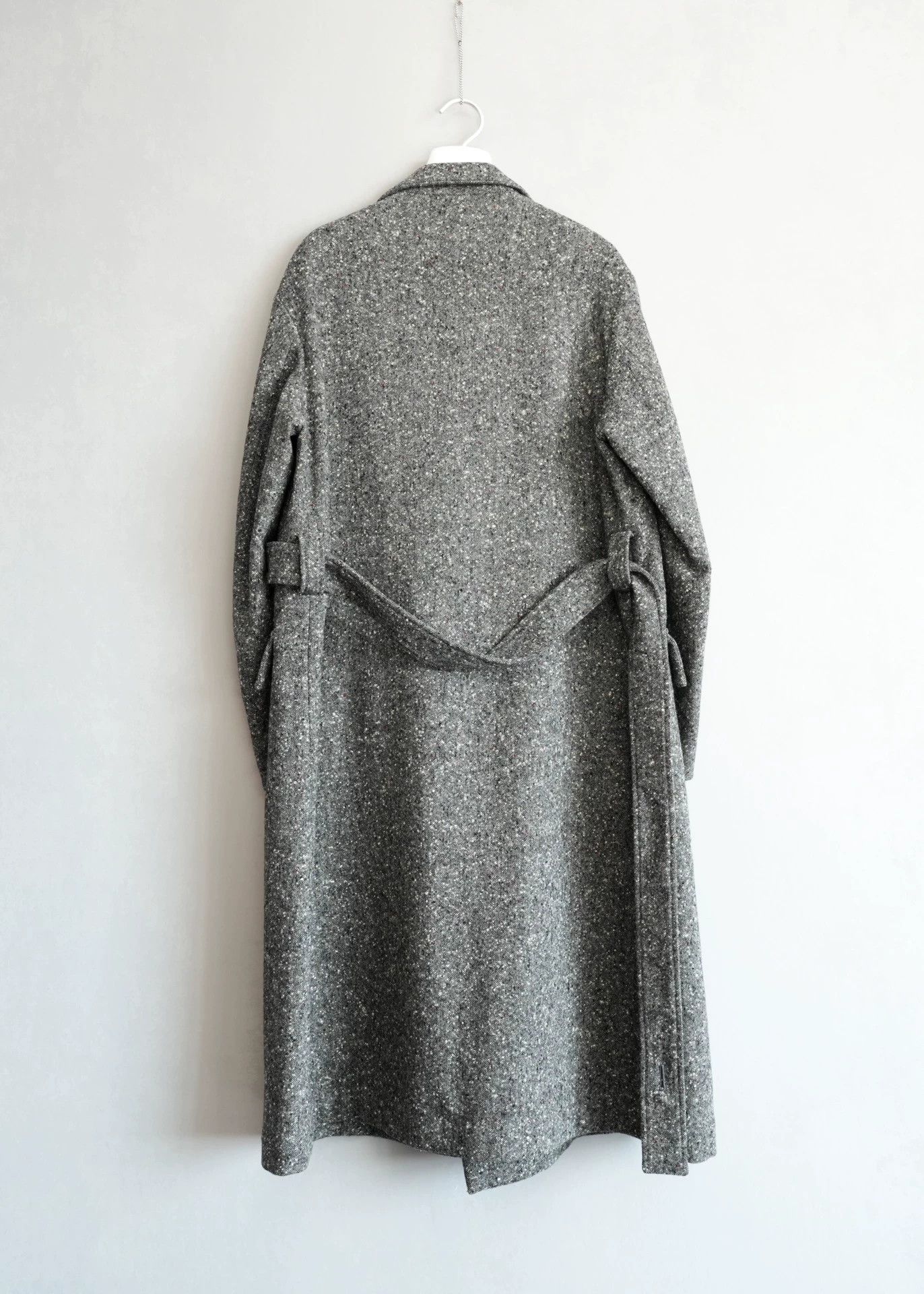 Yohji Yamamoto Yohji Yamamoto 18AW DB Speckled Coat Grey/White Size 2 Size US M / EU 48-50 / 2 - 4 Thumbnail