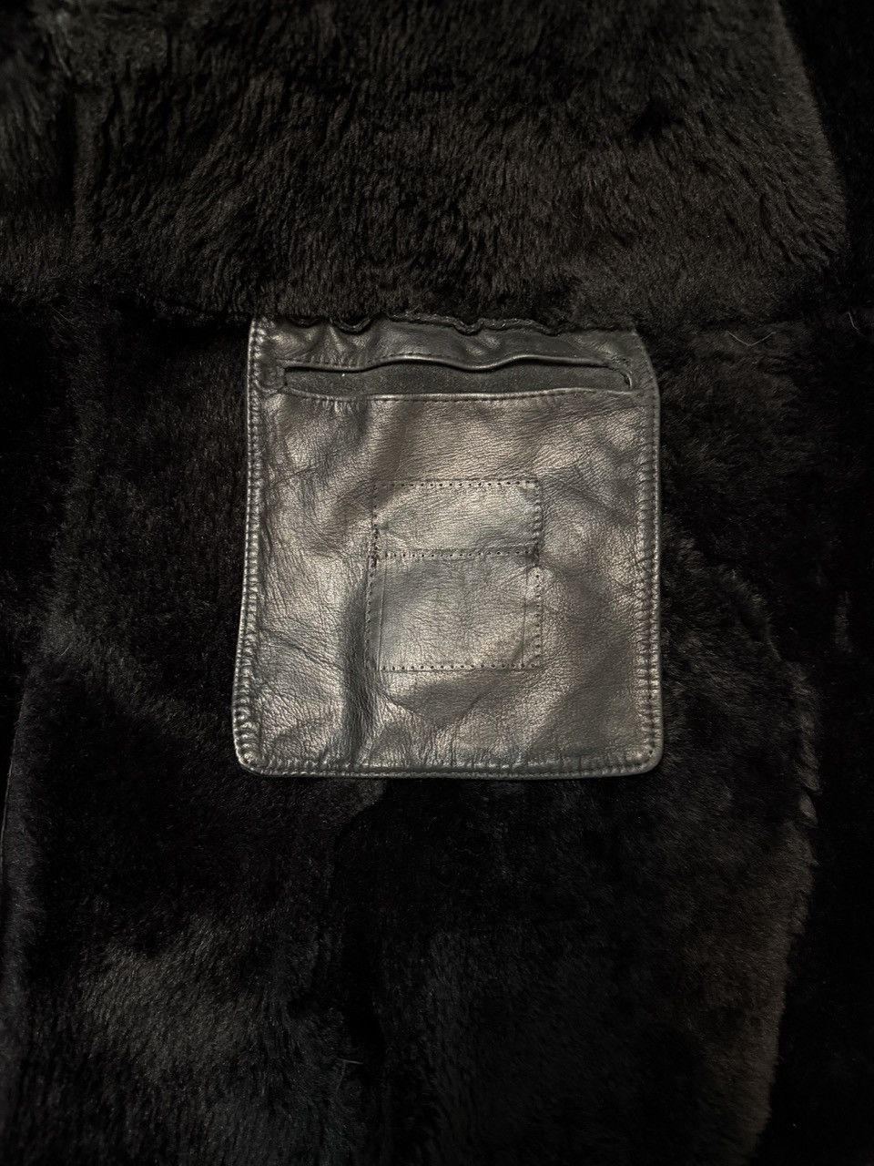Gallotti Gallotti Shearling Mens Fur Coat Black 2XL Size US XXL / EU 58 / 5 - 6 Thumbnail